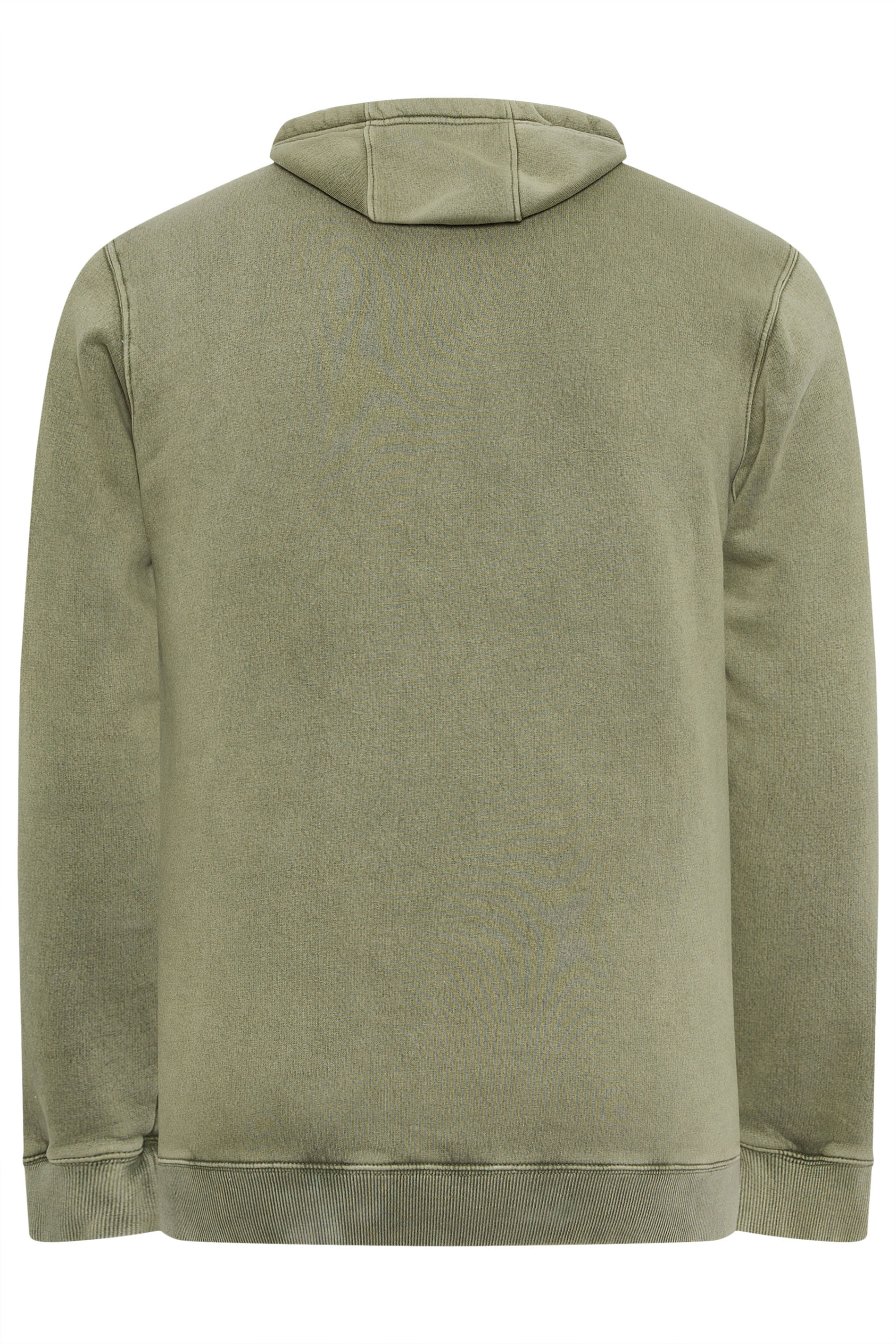 BadRhino Big & Tall Green Sun Bleached Hoodie | BadRhino 7