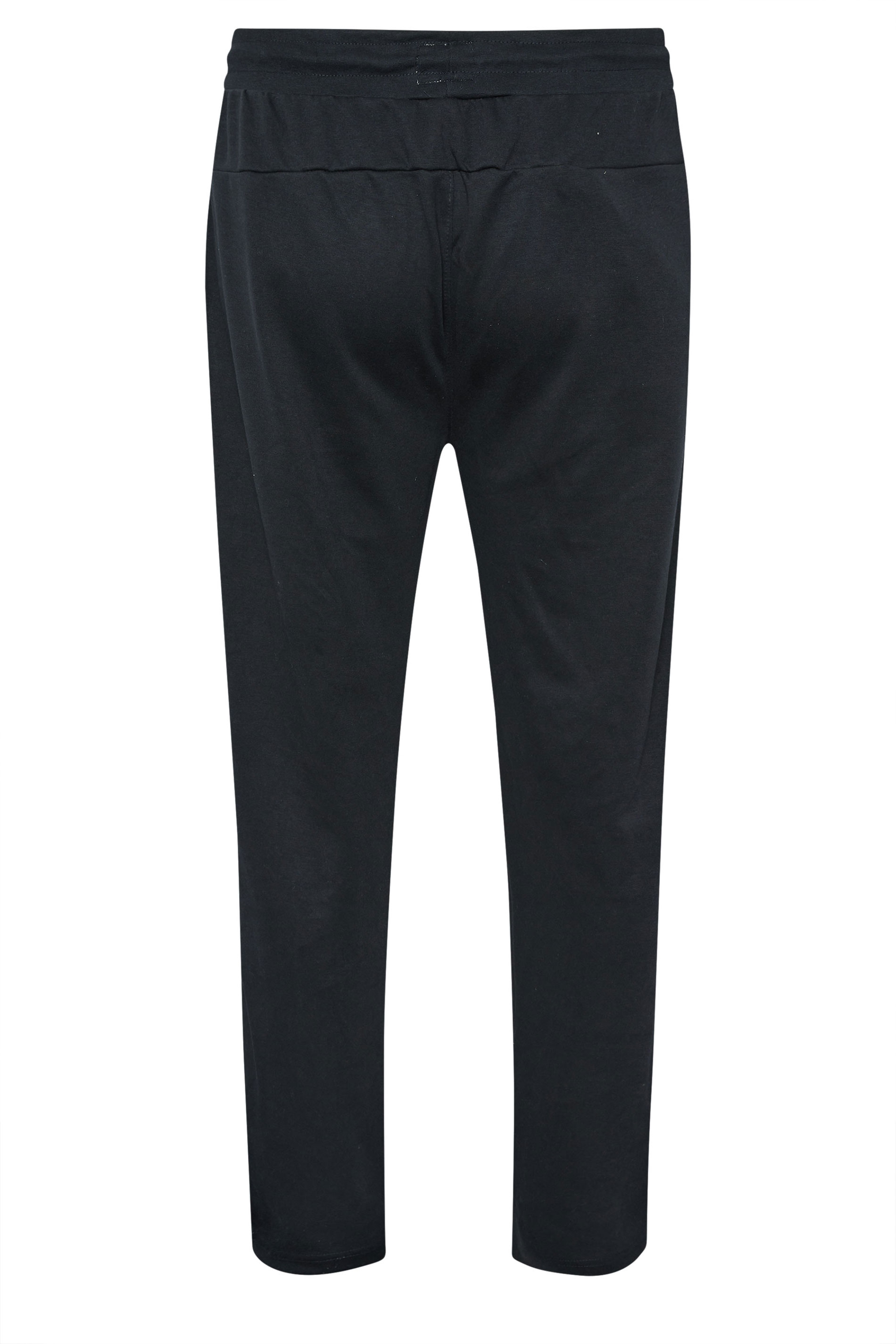 D555 Big & Tall Navy Blue Couture Open Hem Joggers | BadRhino 5