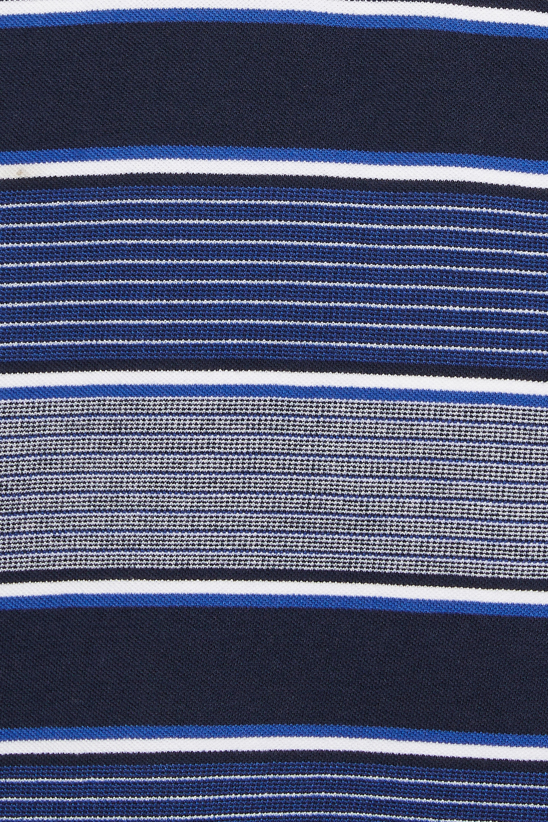 BadRhino Big & Tall Blue Multi Stripe Polo Shirt | BadRhino 3