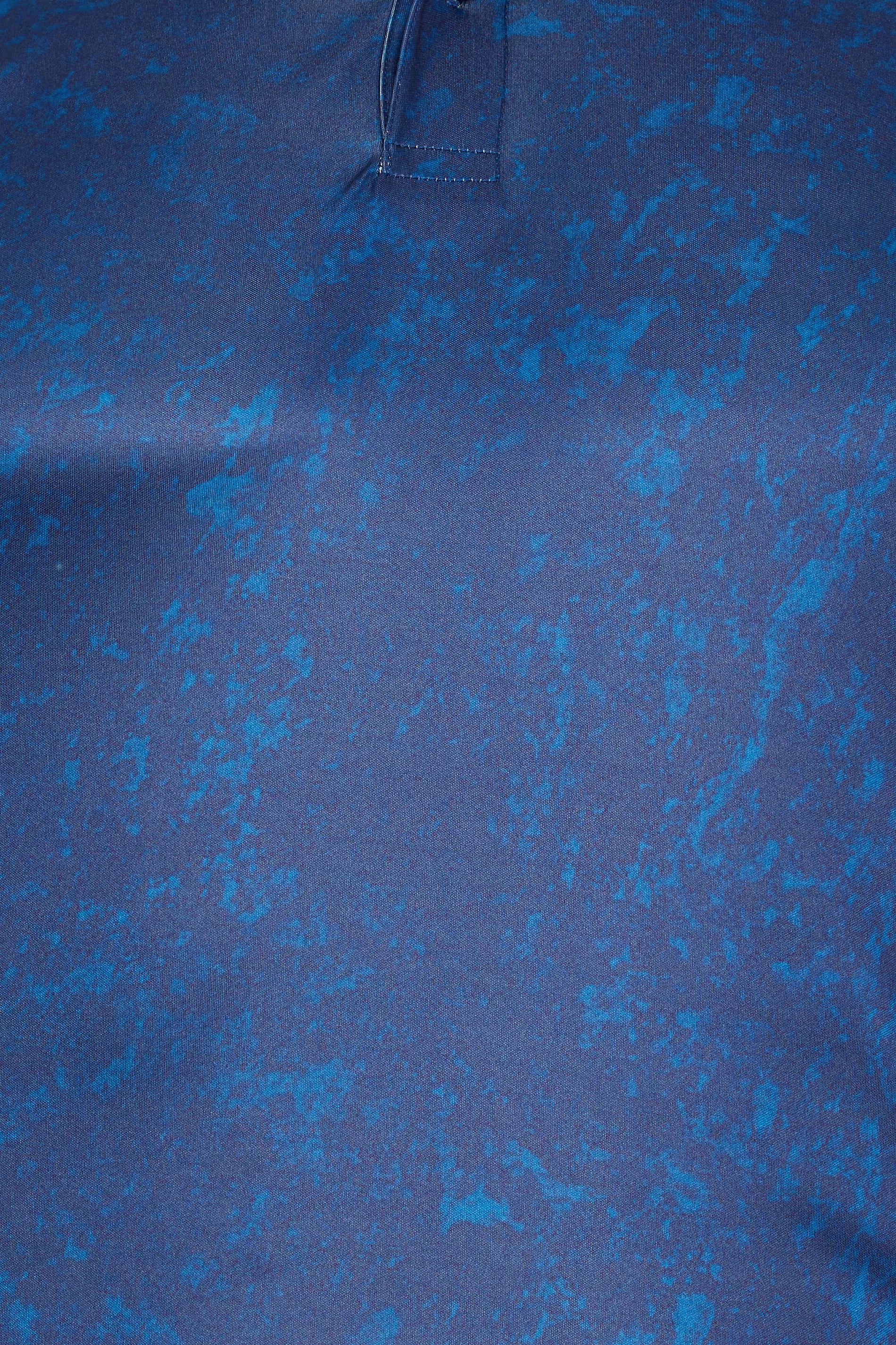 BadRhino Golf Big & Tall Blue Marble Print Polo Shirt | BadRhino 6