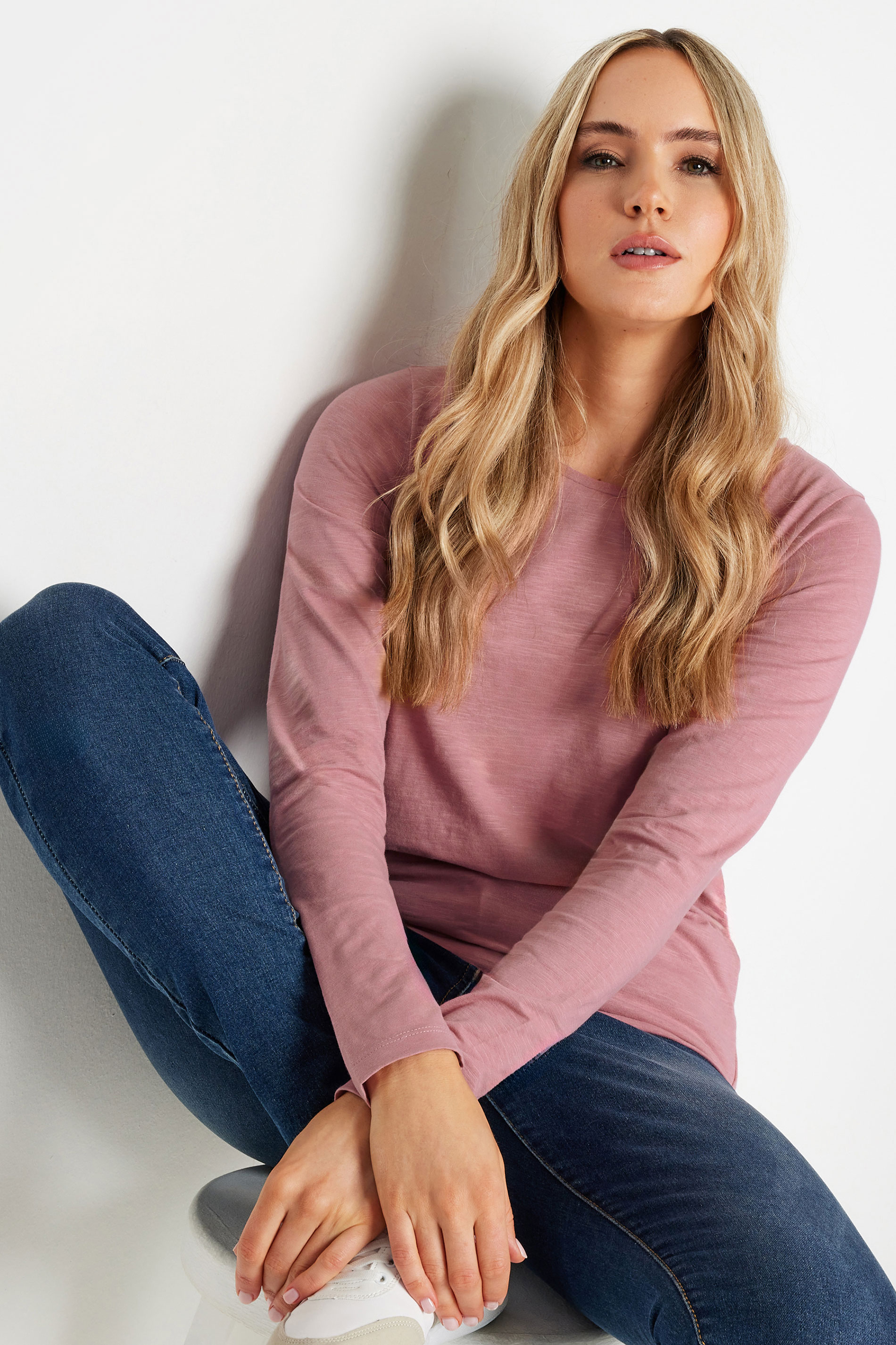 売れ筋商品|||カブー カットソー トップス レディース Oakheart Long-Sleeve Shirt - Women's Blush Cloud Oversized long-sleeve glittery stripe shirt, wine red | Ulla