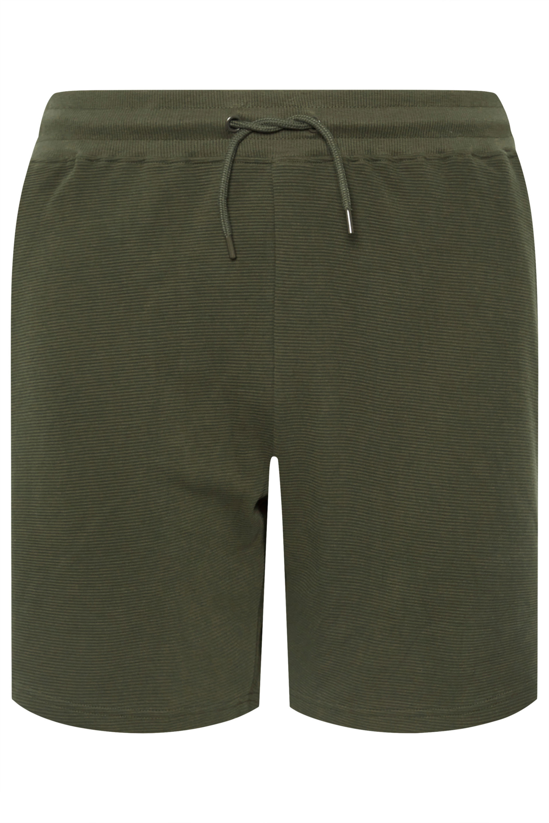 BadRhino Big & Tall Khaki Green Ribbed Shorts | BadRhino 6