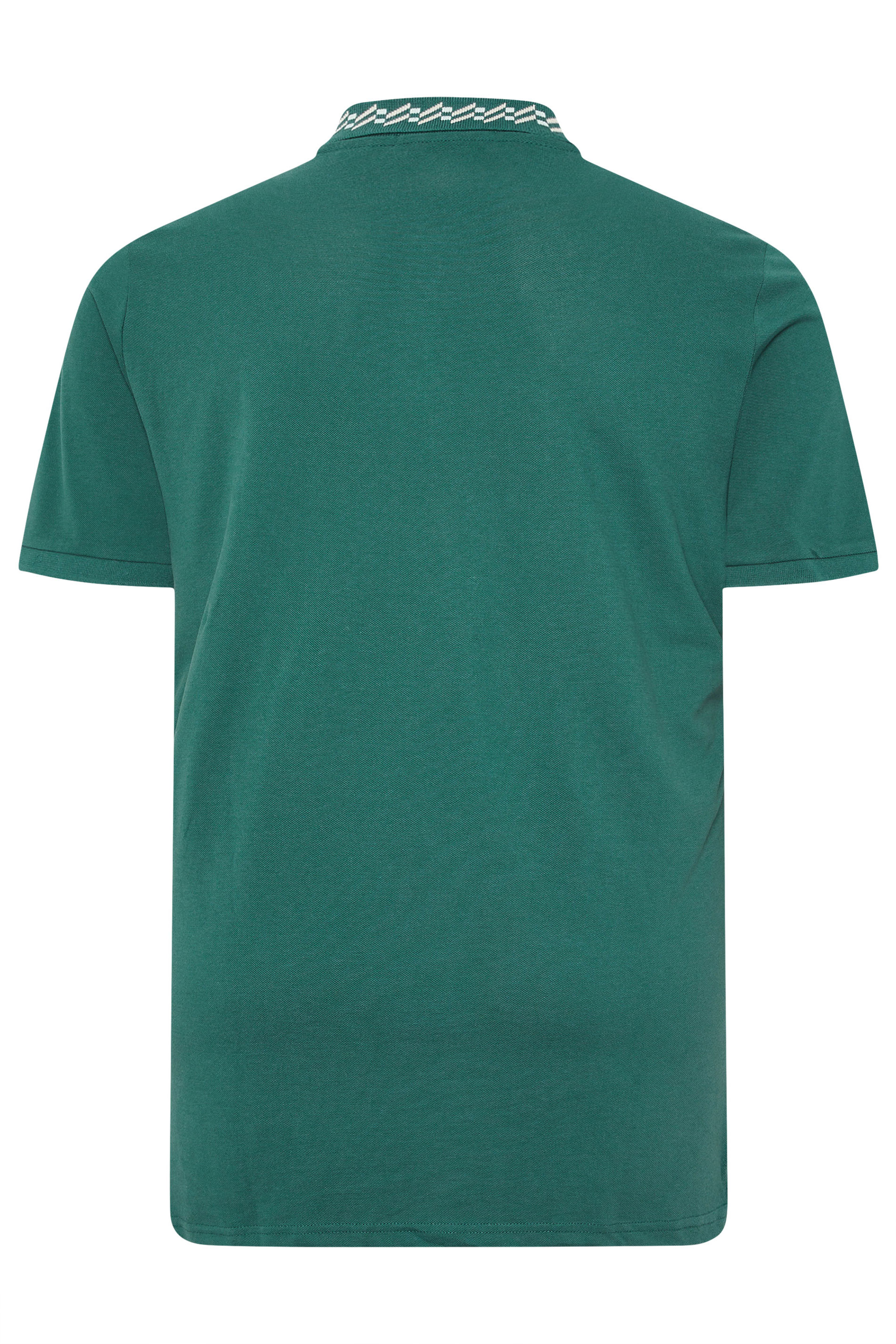 Ben Sherman Big & Tall Teal Signature Pique Polo Shirt | BadRhino 4