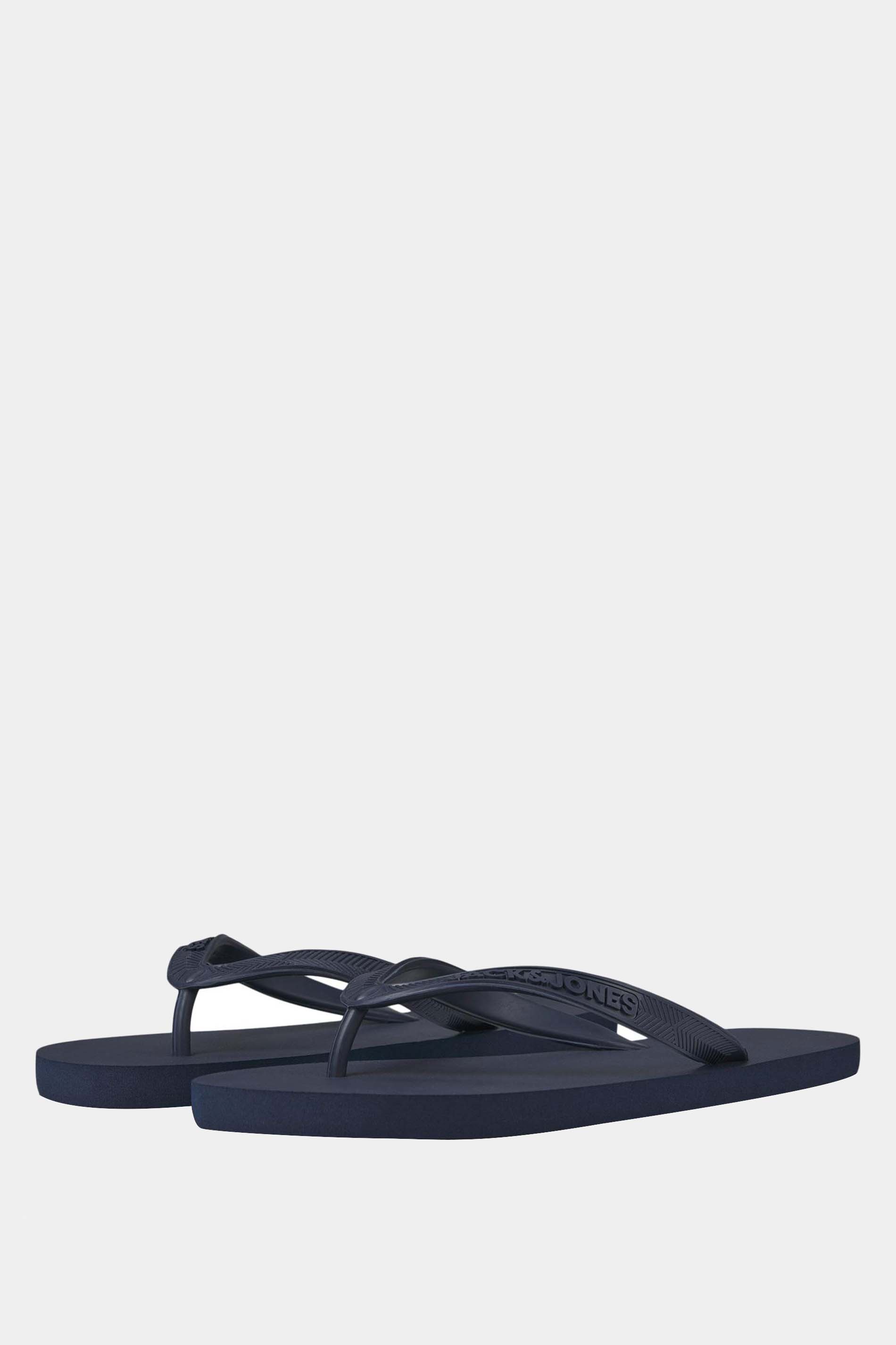 JACK & JONES Navy Blue Basic Flip Flops | BadRhino 2