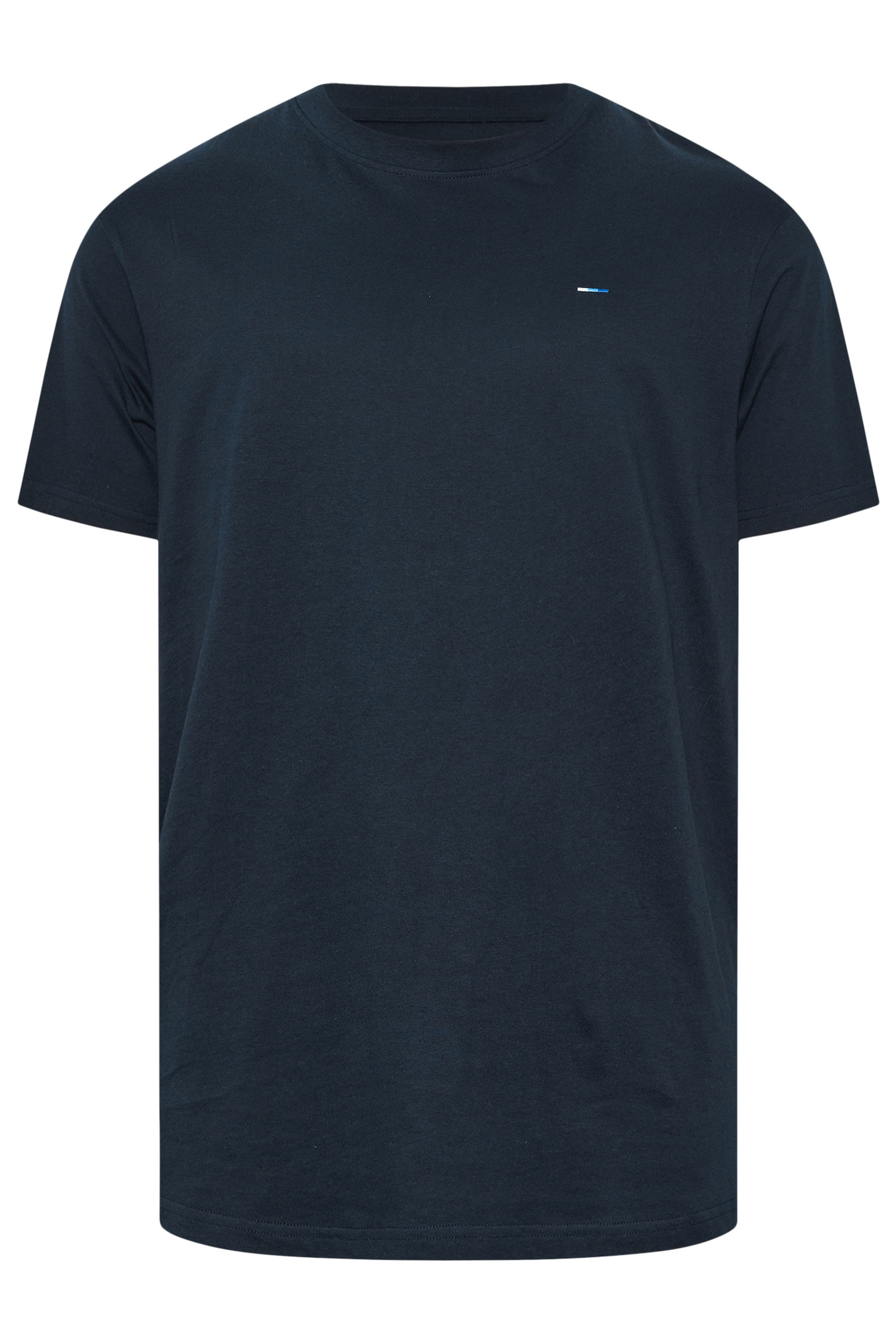 BadRhino Big & Tall Navy Blue Relaxed T-Shirt | BadRhino 5