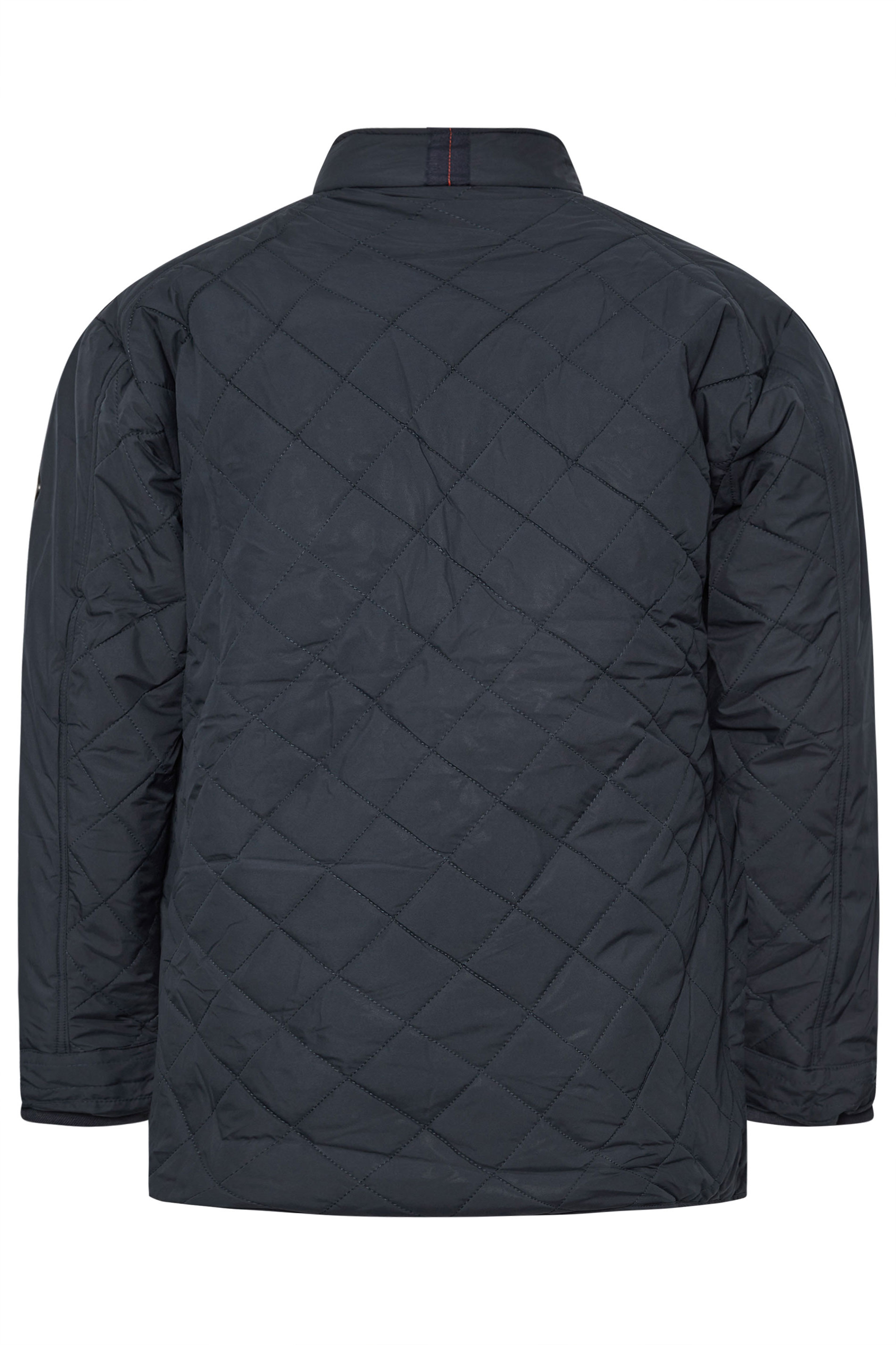 KAM Big & Tall Navy Blue Heritage Quilted Jacket | BadRhino 4