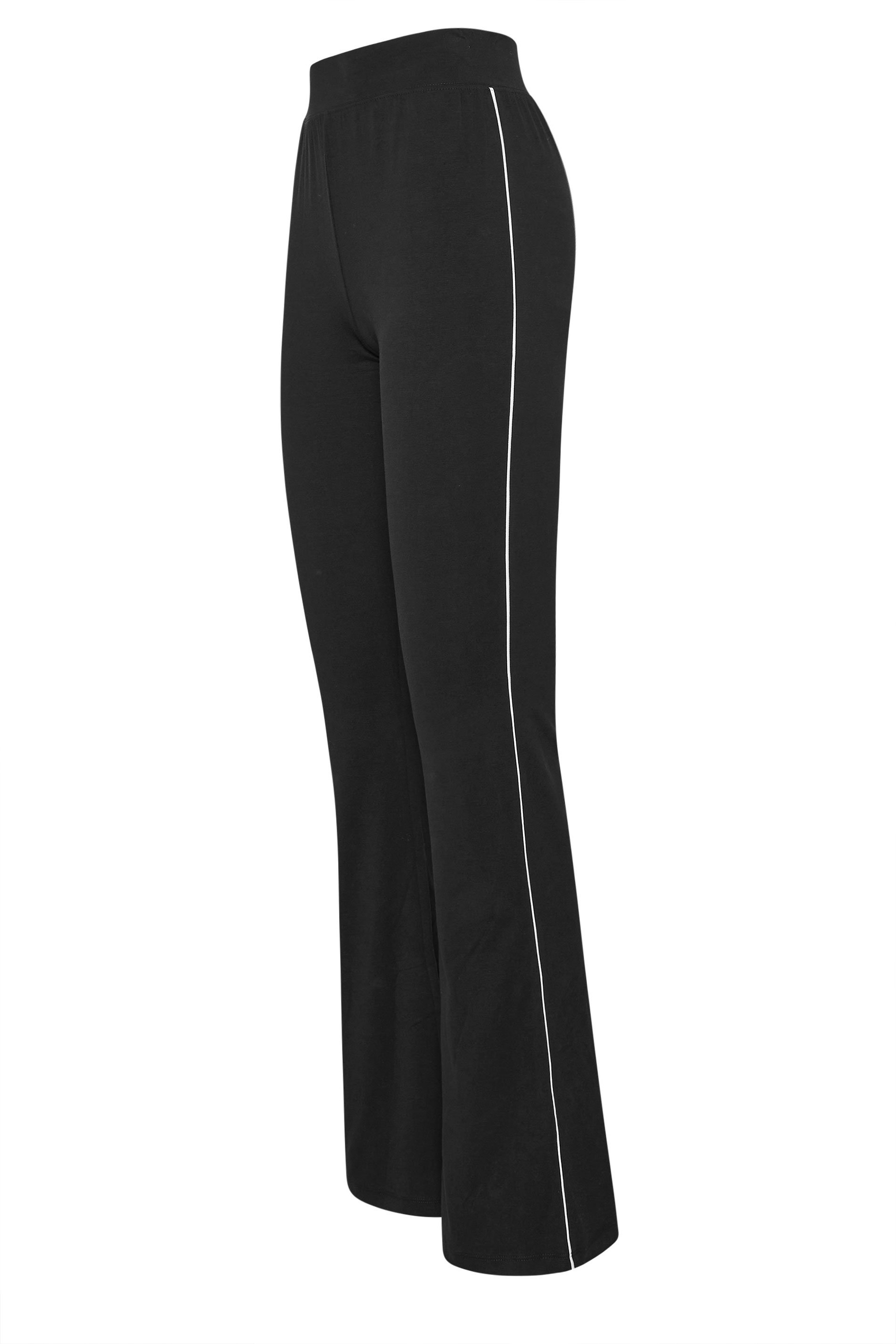 LTS Tall Black Striped Kick Flare Leggings | Long Tall Sally 6