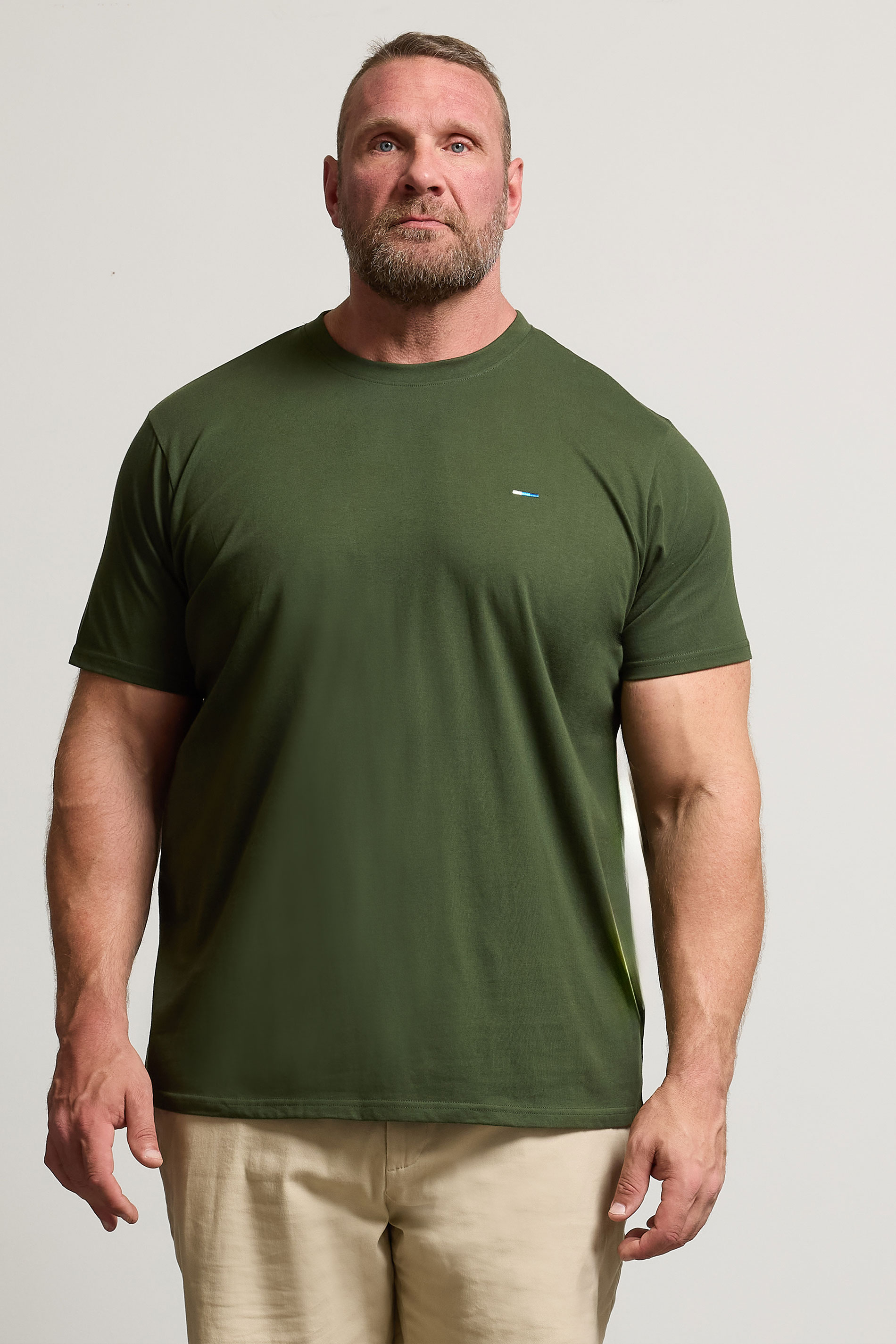 BadRhino Big & Tall Dark Green T-Shirt | BadRhino 1