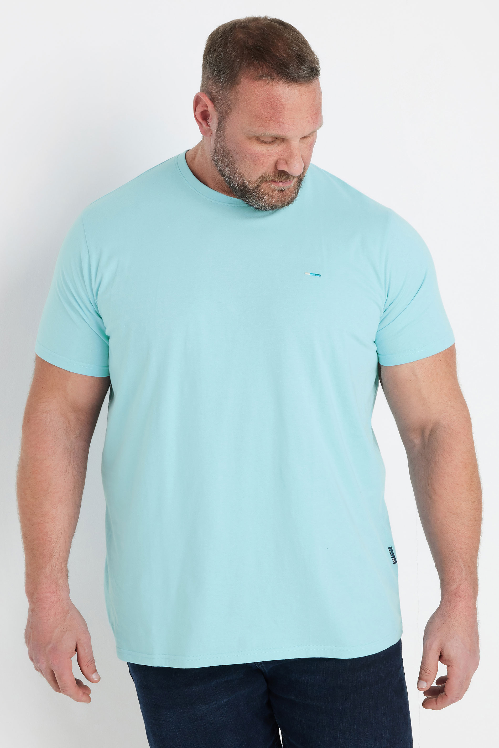 BadRhino Big & Tall 5 PACK Light Blue & Light Green Core T-Shirts | BadRhino  3