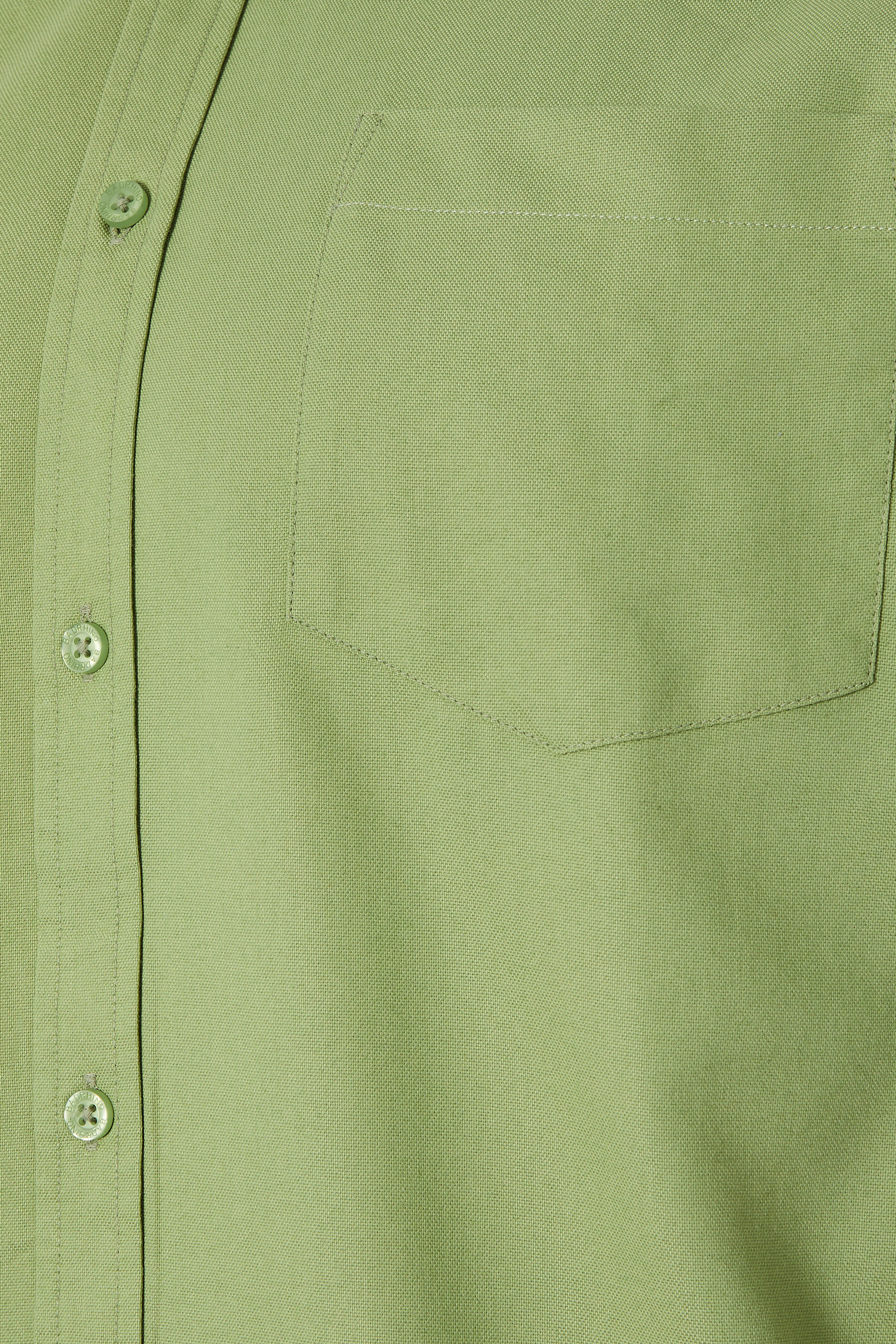BadRhino Big & Tall Sage Green Short Sleeve Oxford Shirt | BadRhino 6