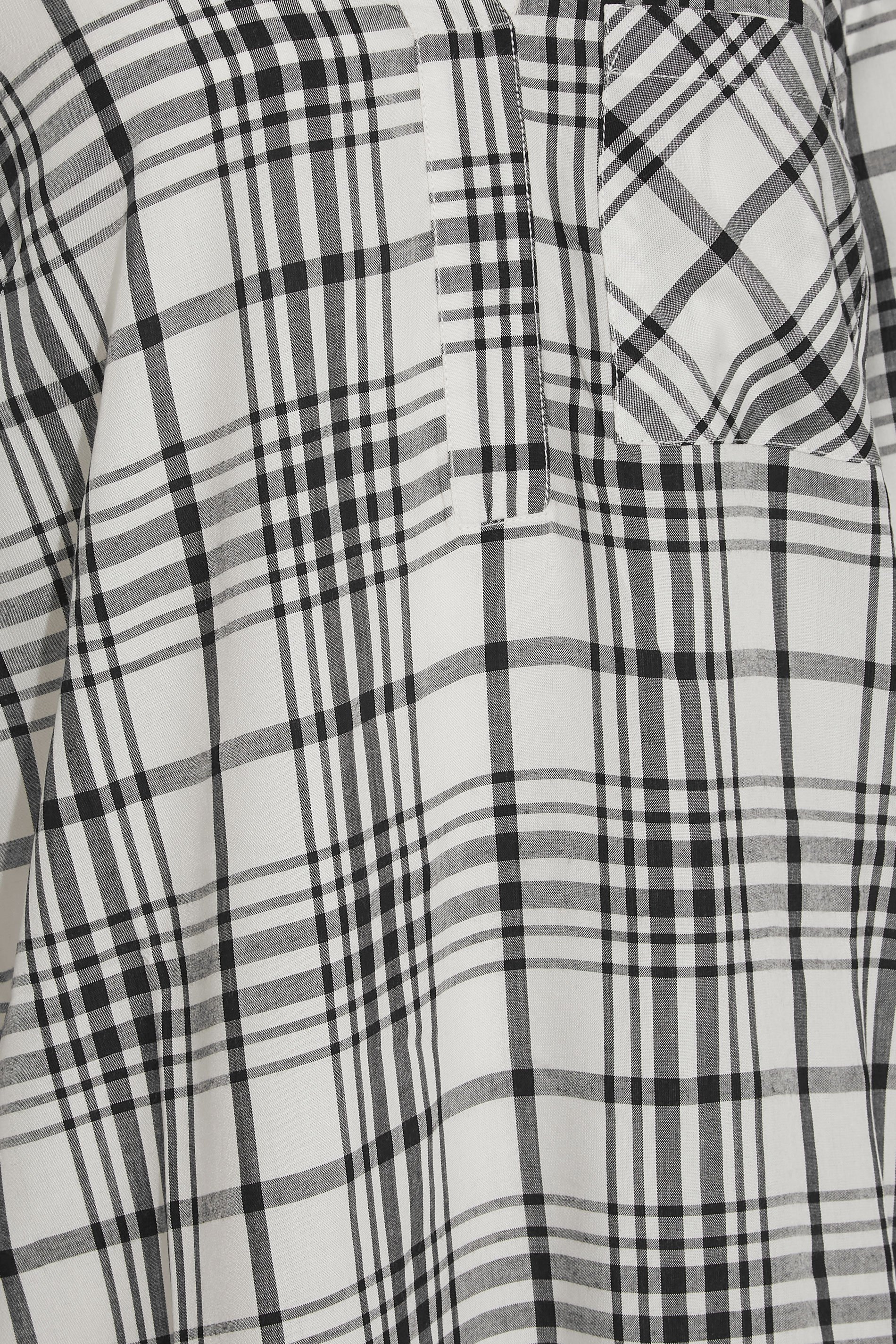 Tall Women's LTS White Check Overhead Shirt | Long Tall Sally 5