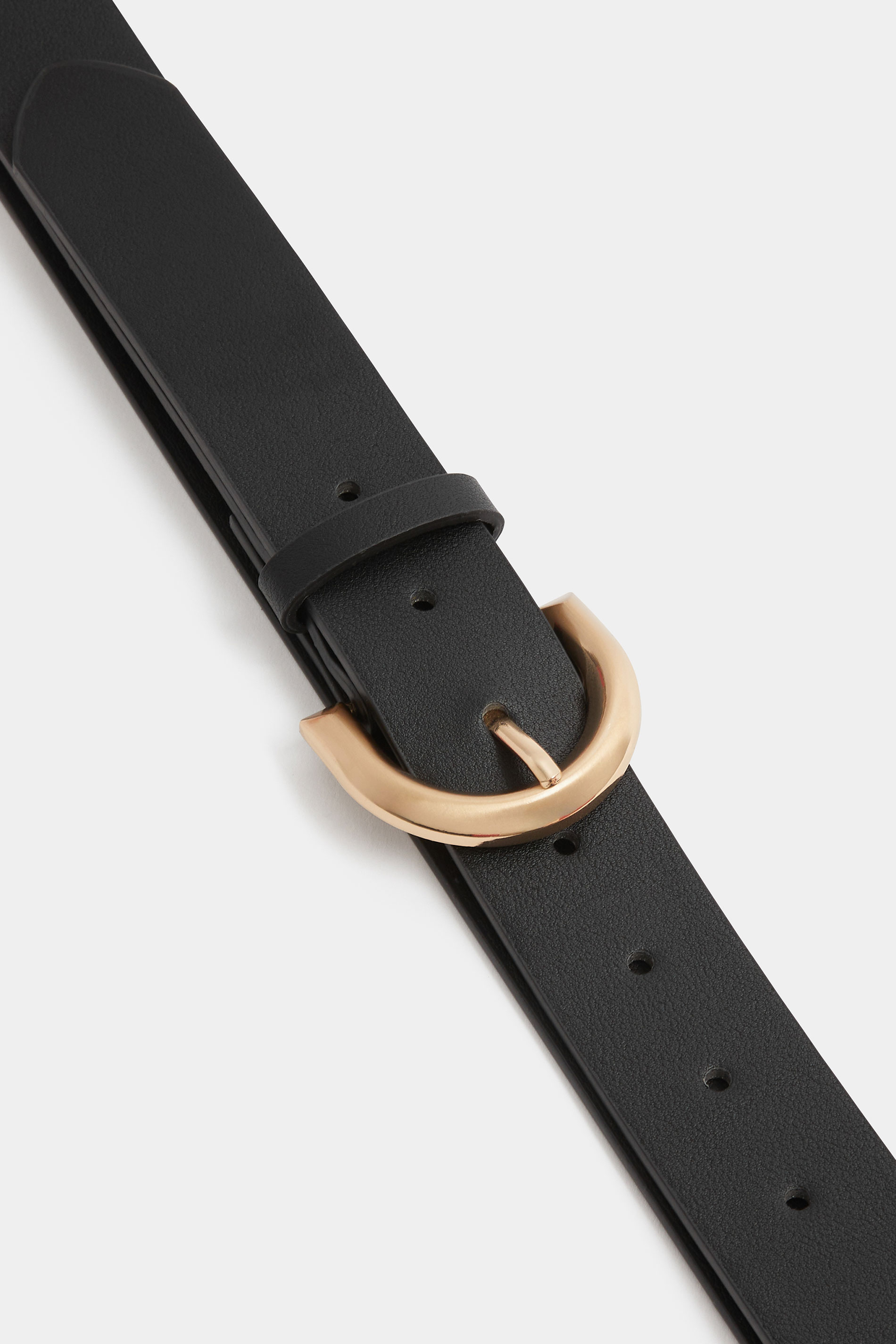 Black Faux Leather Belt | Yours Clothing 2