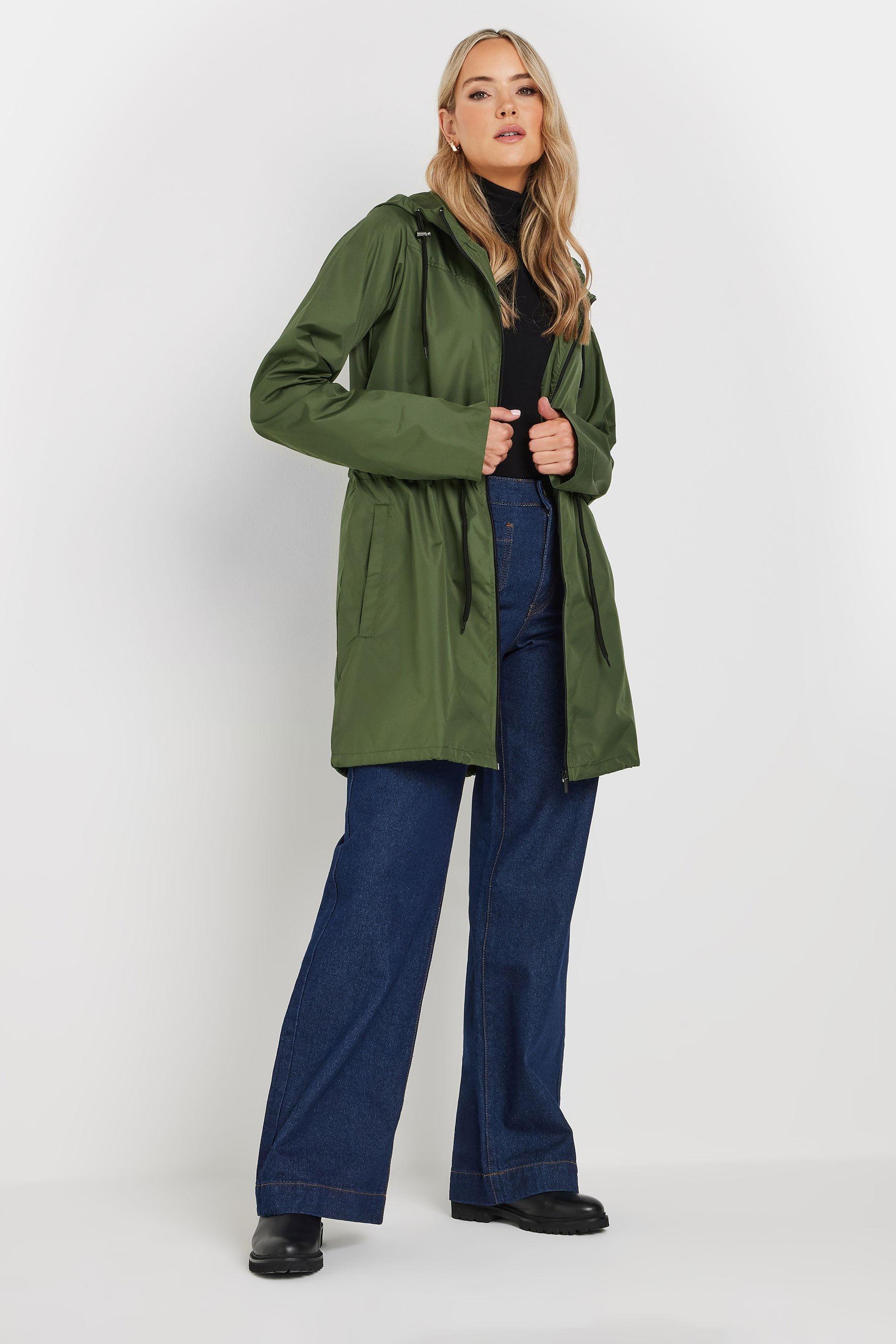 LTS Khaki Green Pocket Parka | Long Tall Sally 2