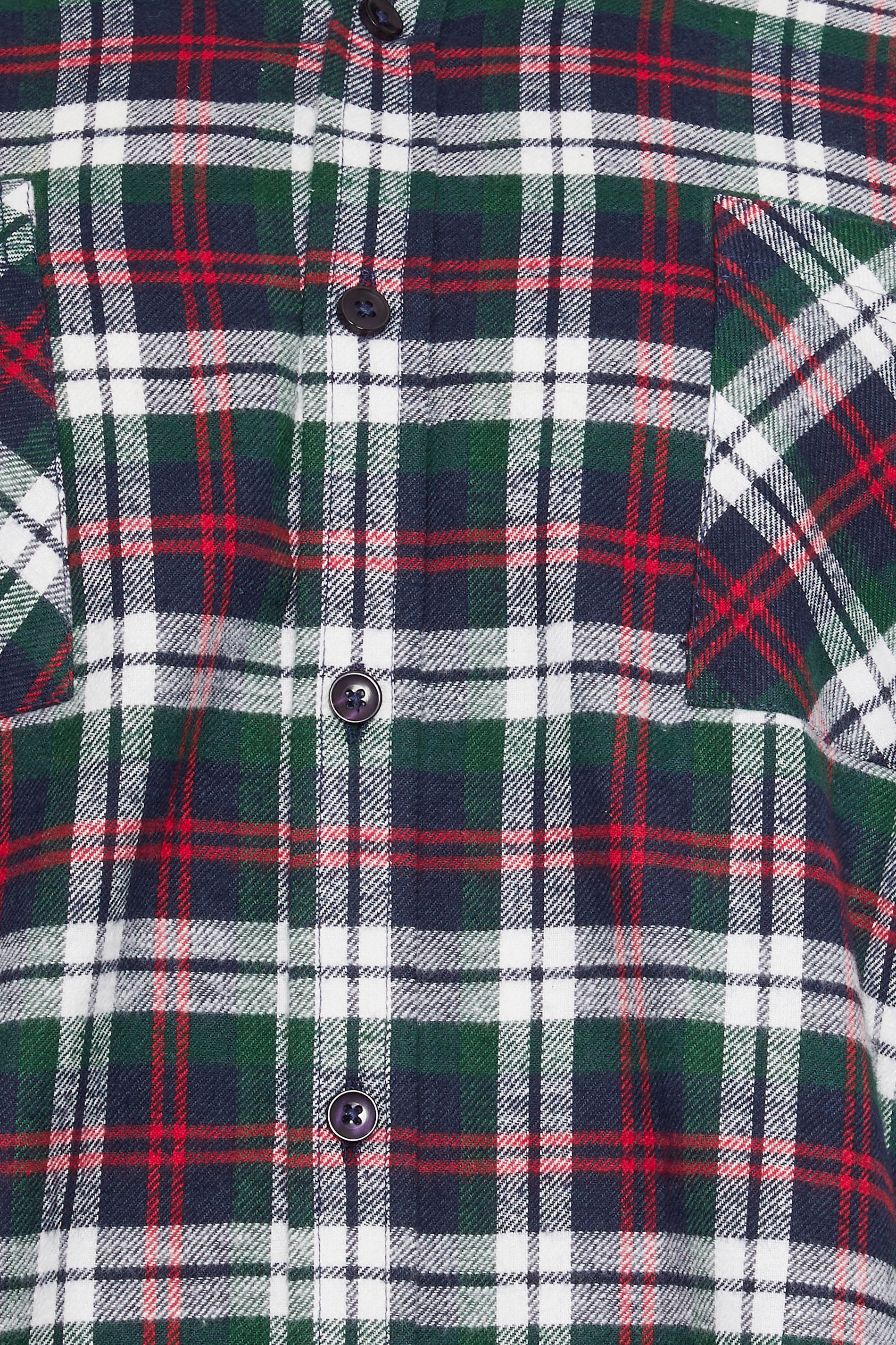 BadRhino Big & Tall Red Check Print Long Sleeve Flannel Shirt | BadRhino 5