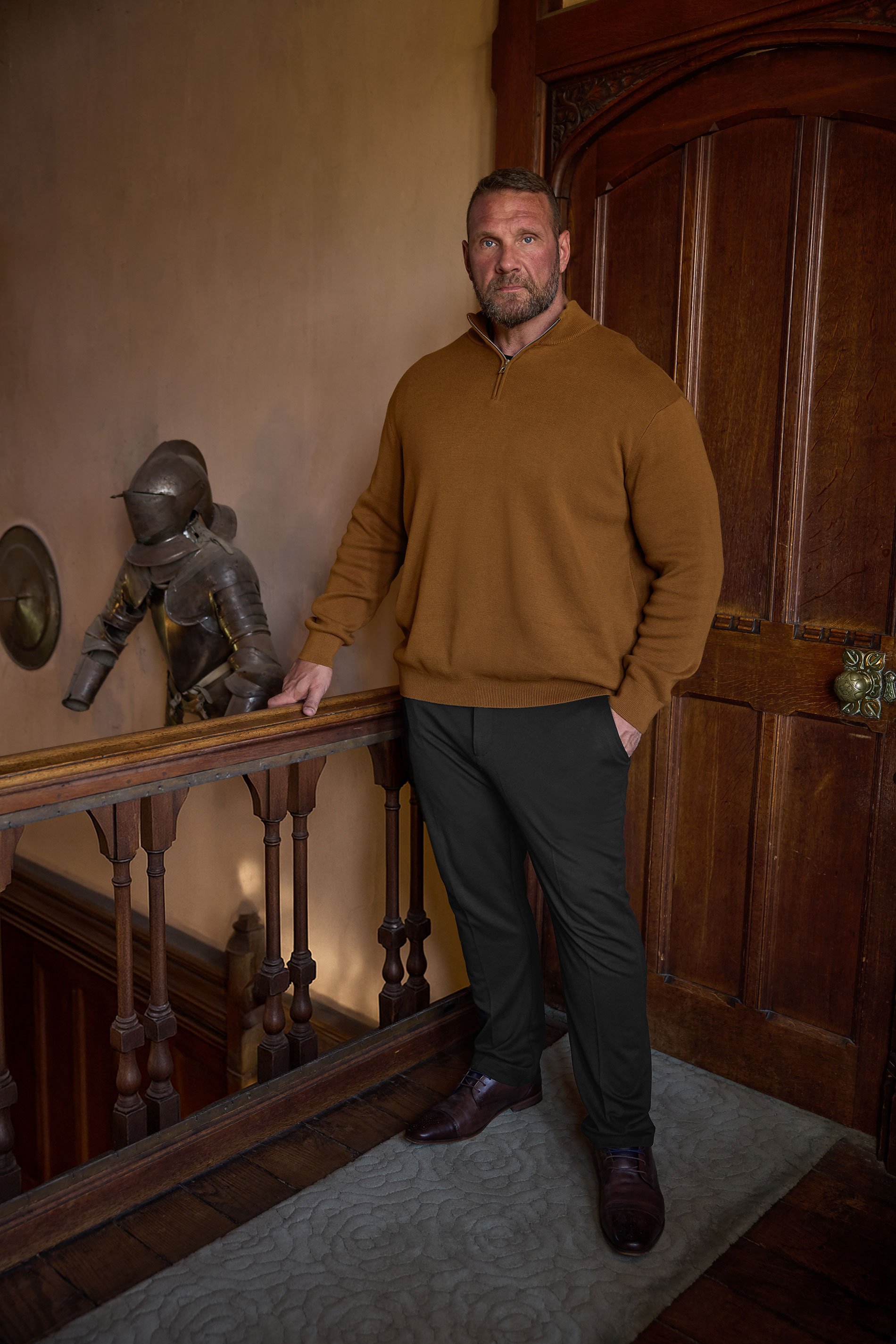 BadRhino Black Stretch Trousers | BadRhino 1