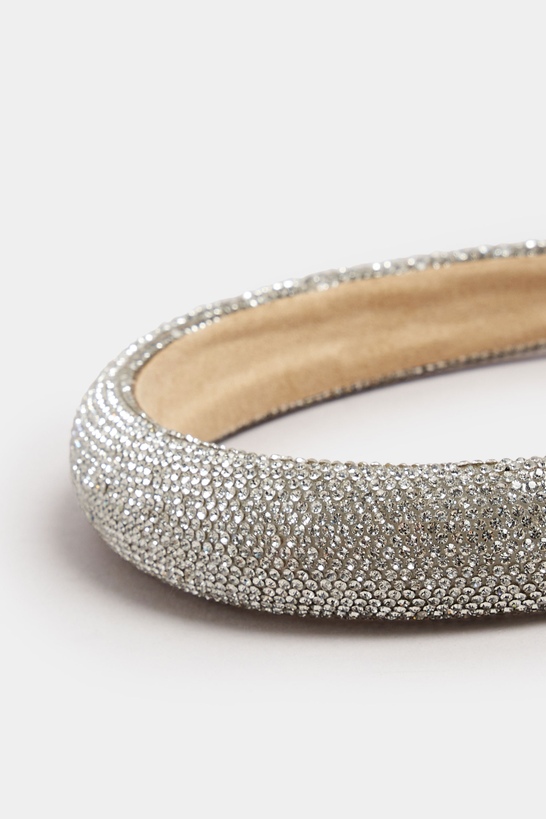 Silver Tone Diamante Headband | Yours Clothing 3