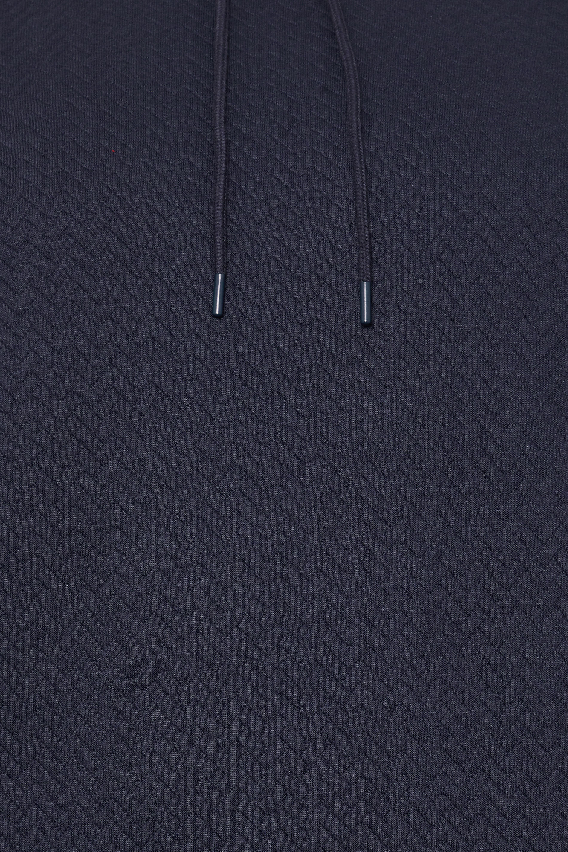 BadRhino Big & Tall Navy Blue Chevron Quilted Hoodie 2