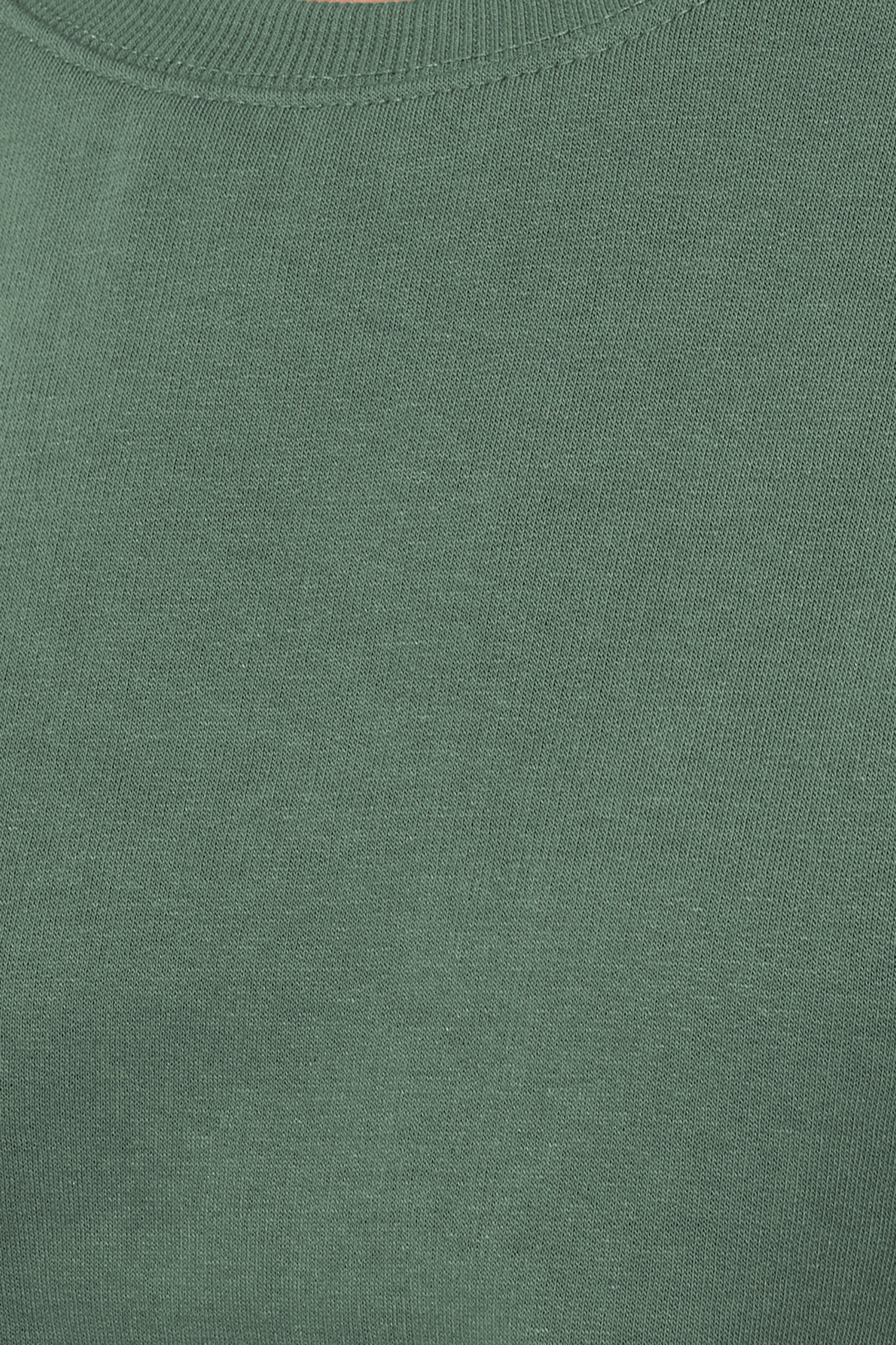 LTS Tall Khaki Green Crew Neck Sweatshirt | Long Tall Sally 4
