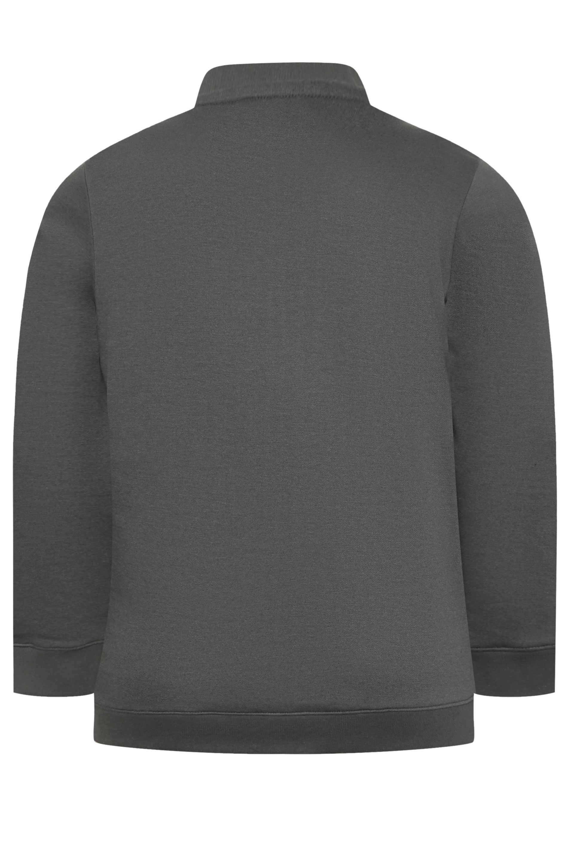 BadRhino Big & Tall Grey Premium Crew Neck Sweatshirt | BadRhino 7