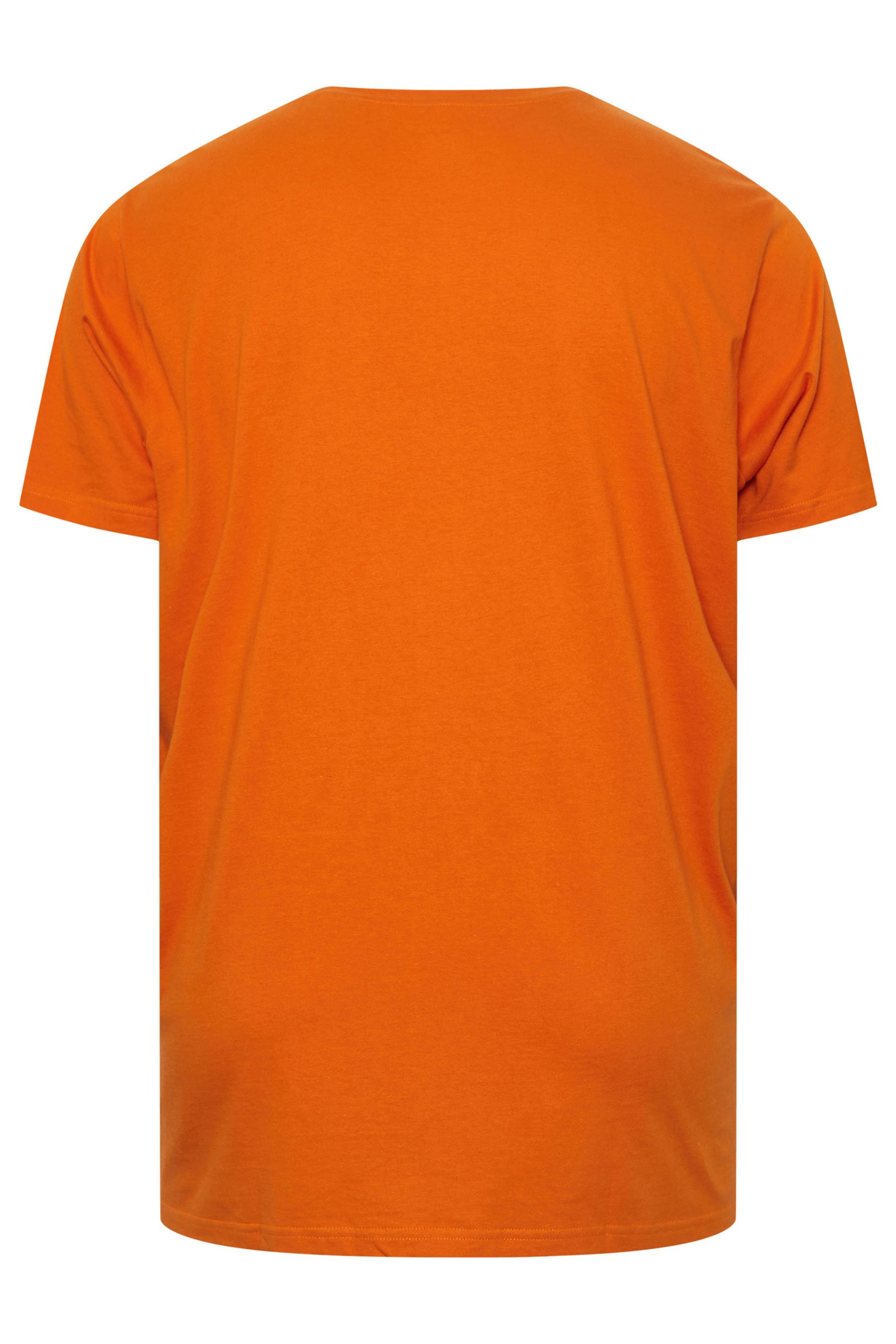 BadRhino Big & Tall Pumpkin Orange Core T-Shirt | BadRhino 8