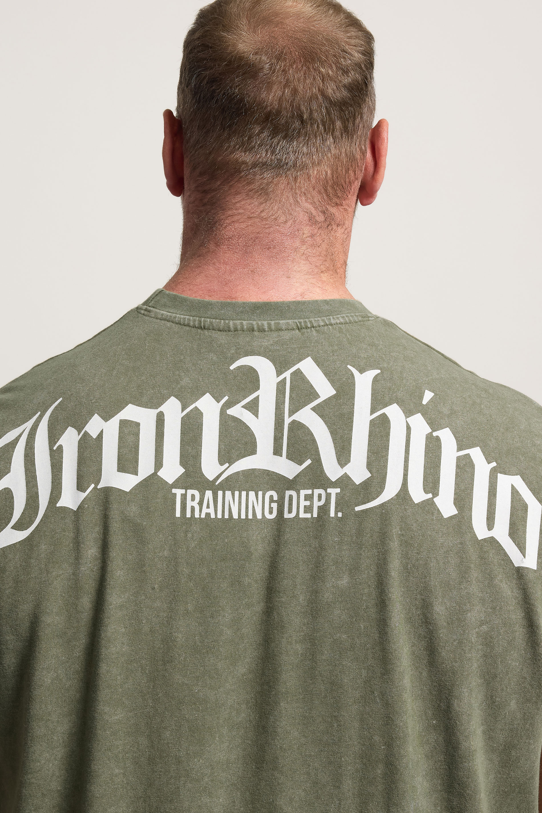 IronRhino Big & Tall Olive Green Old English Vest | BadRhino 4