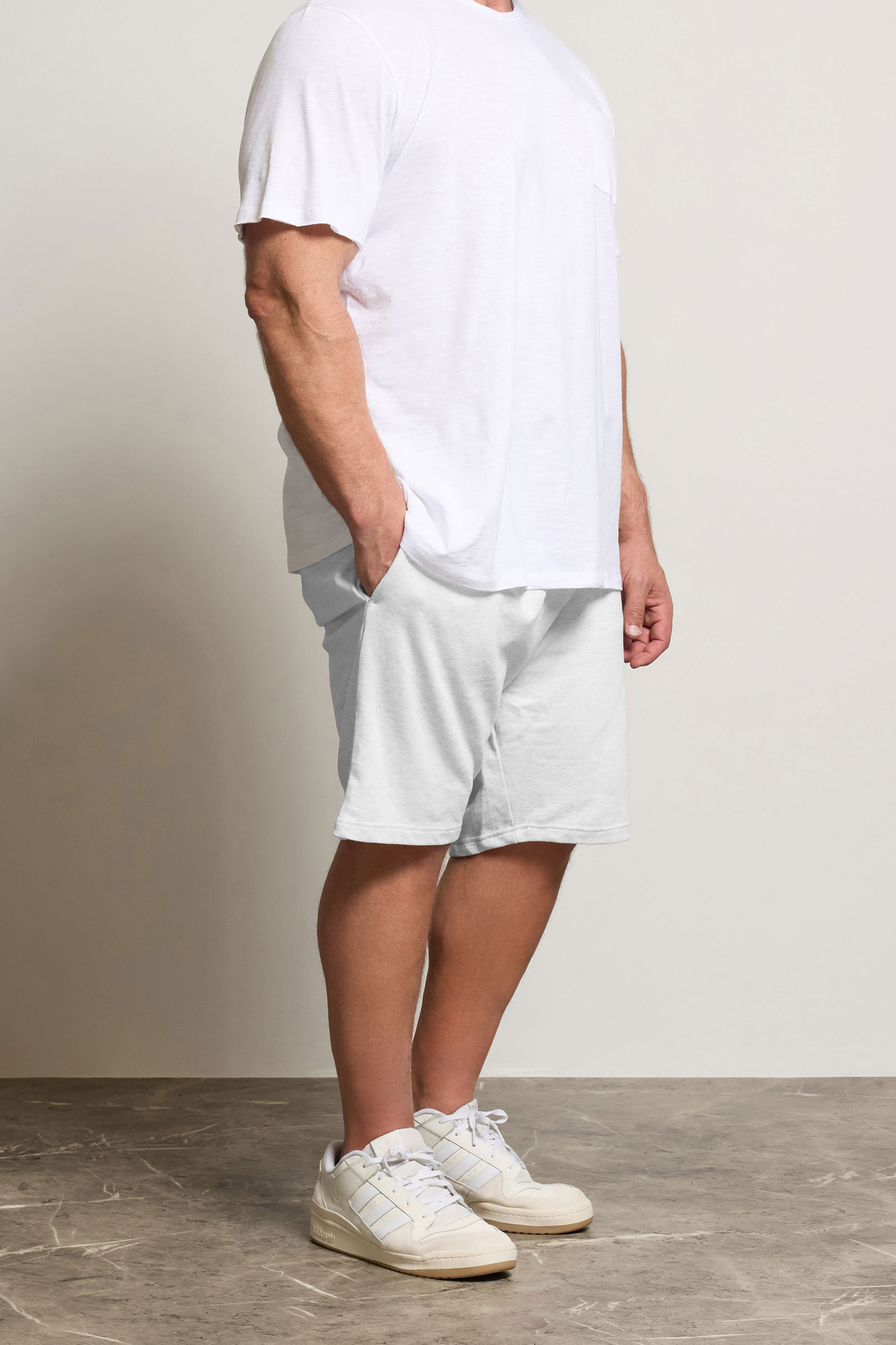 JACK & JONES Big & Tall 2 Pack Black & Grey 'Beau' Jogger Shorts | BadRhino 2