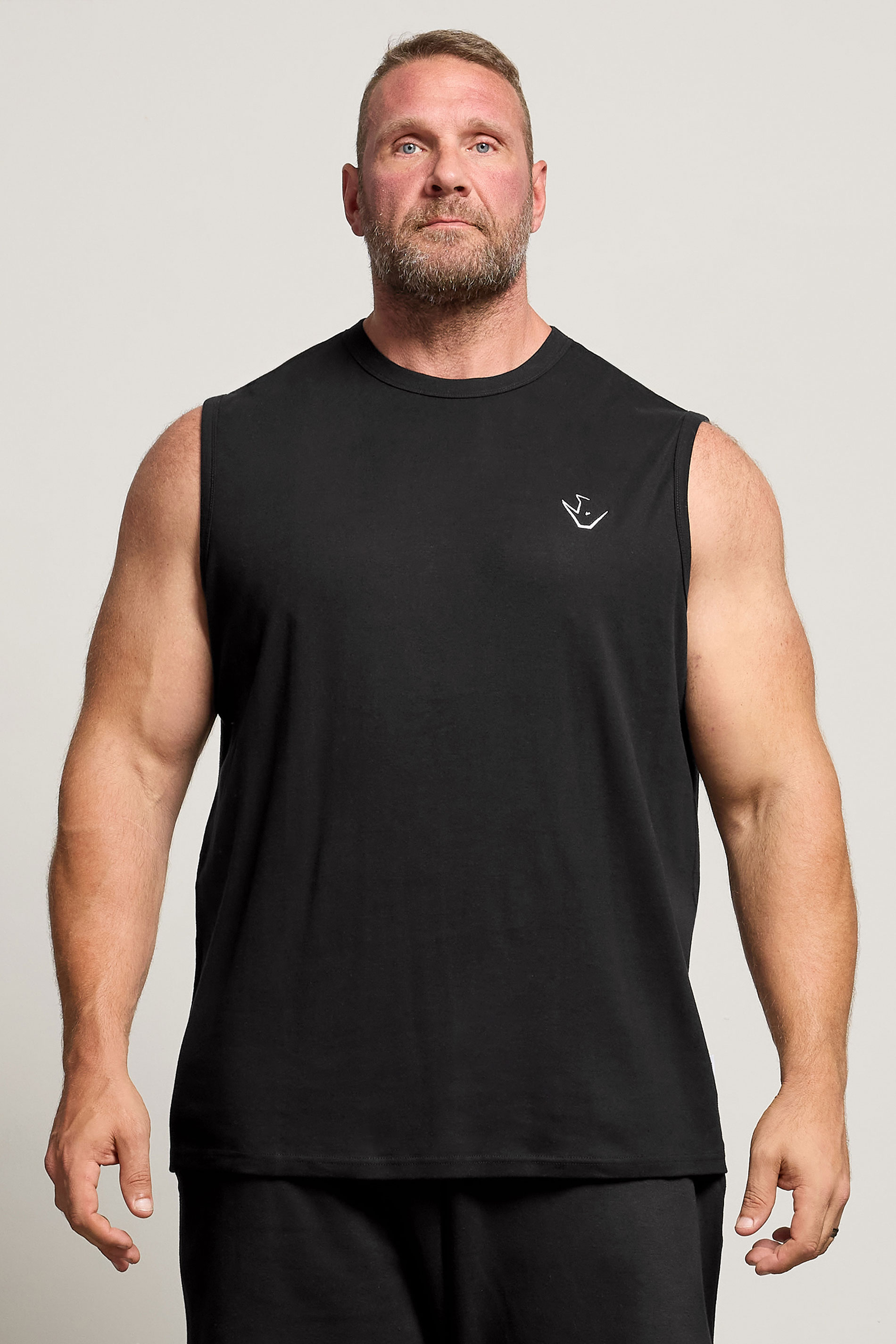 IronRhino Big & Tall Black 'Rest Day' Vest | BadRhino 1