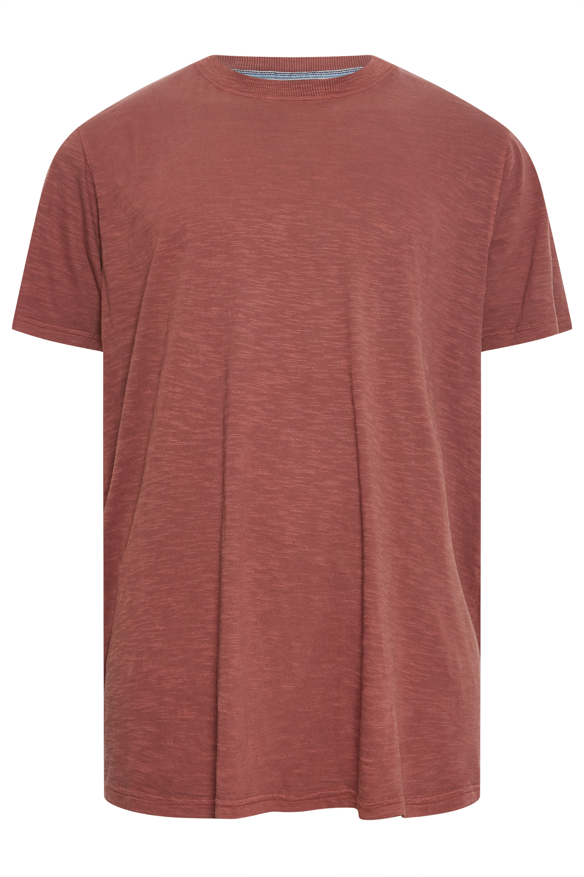 BadRhino Big & Tall Wine Red Slub T-Shirt | BadRhino 3