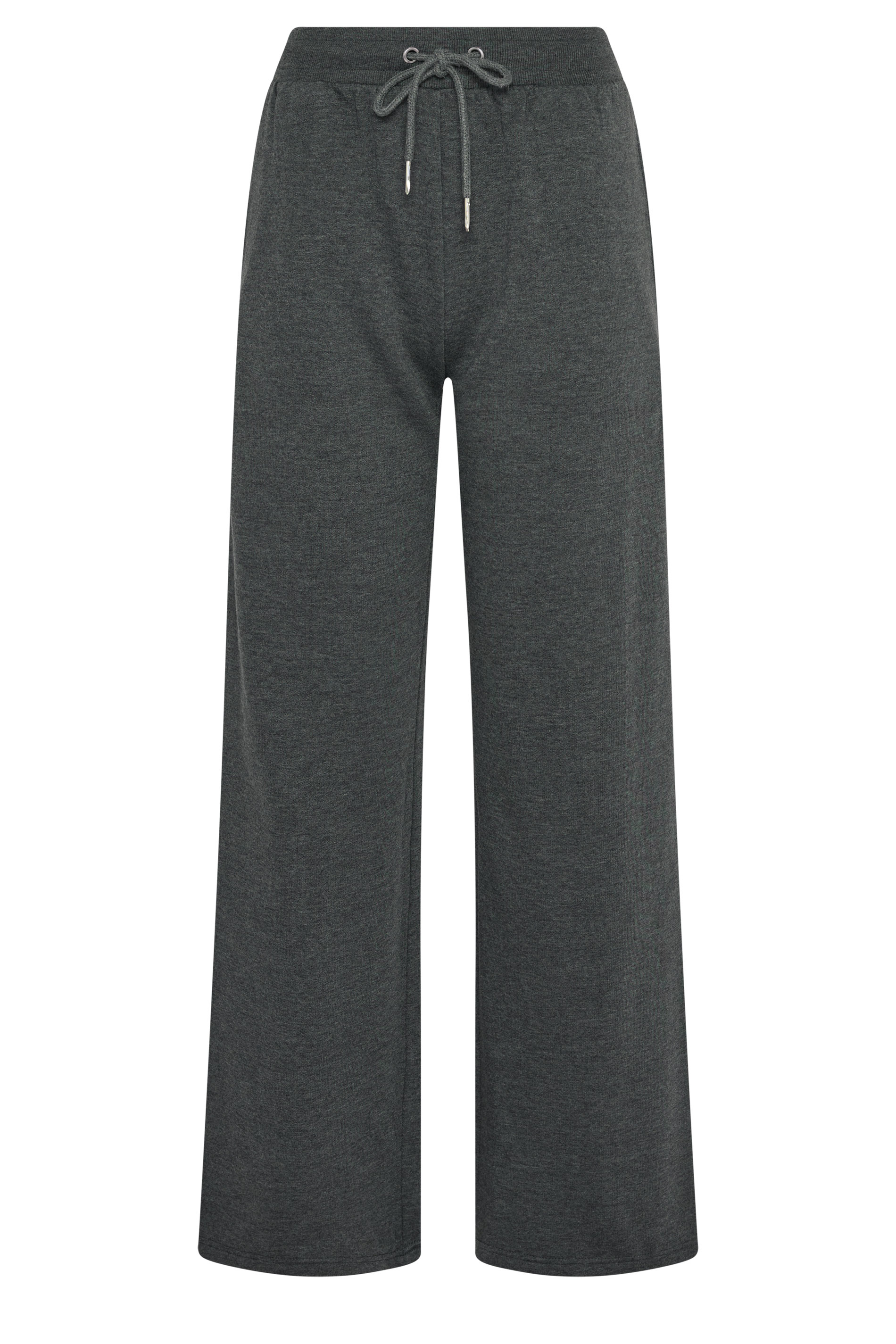 LTS Tall Women's Charcoal Grey Wide Leg Joggers | Long Tall Sally 1