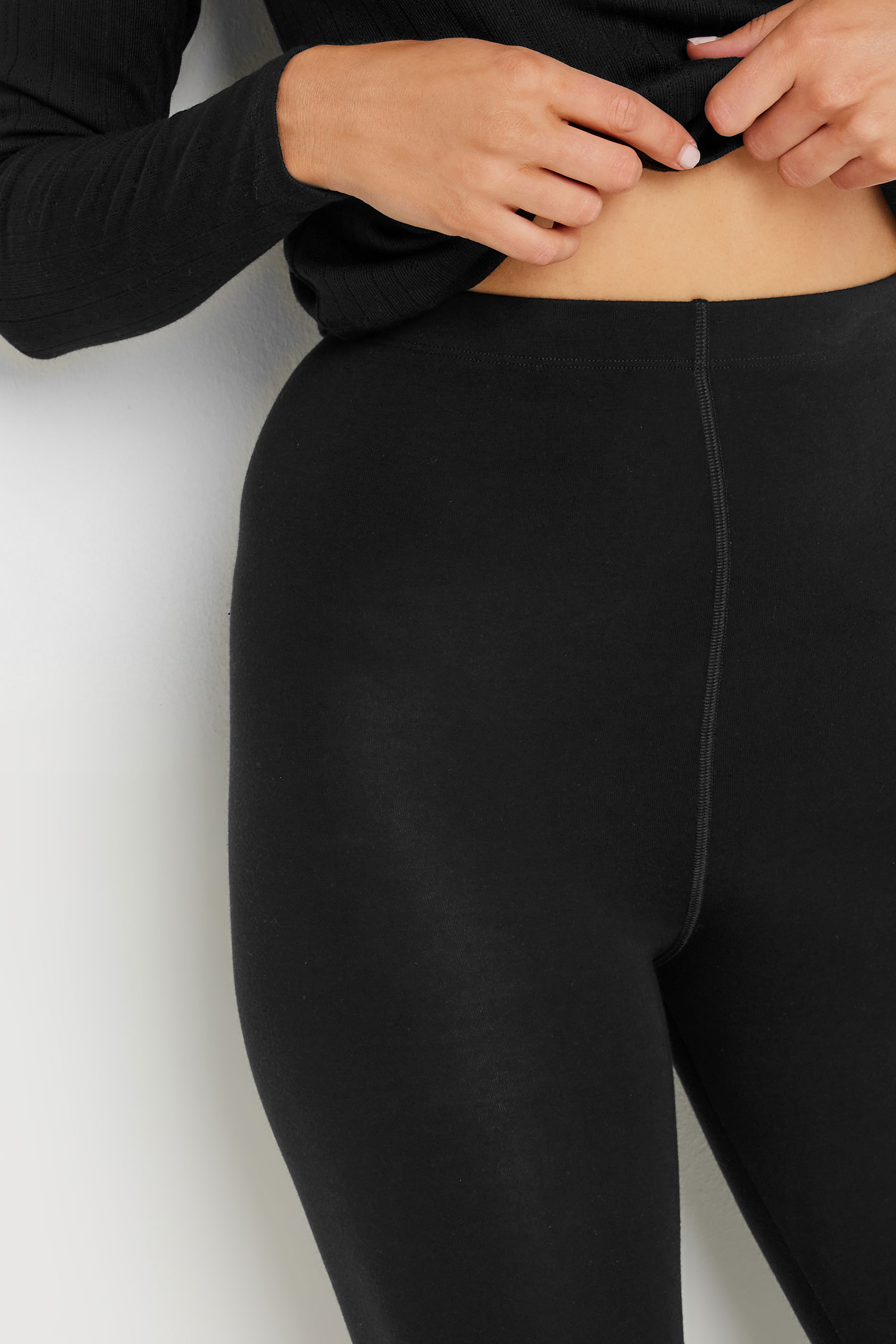 LTS Tall Women's Black Thermal Leggings | Long Tall Sally 4