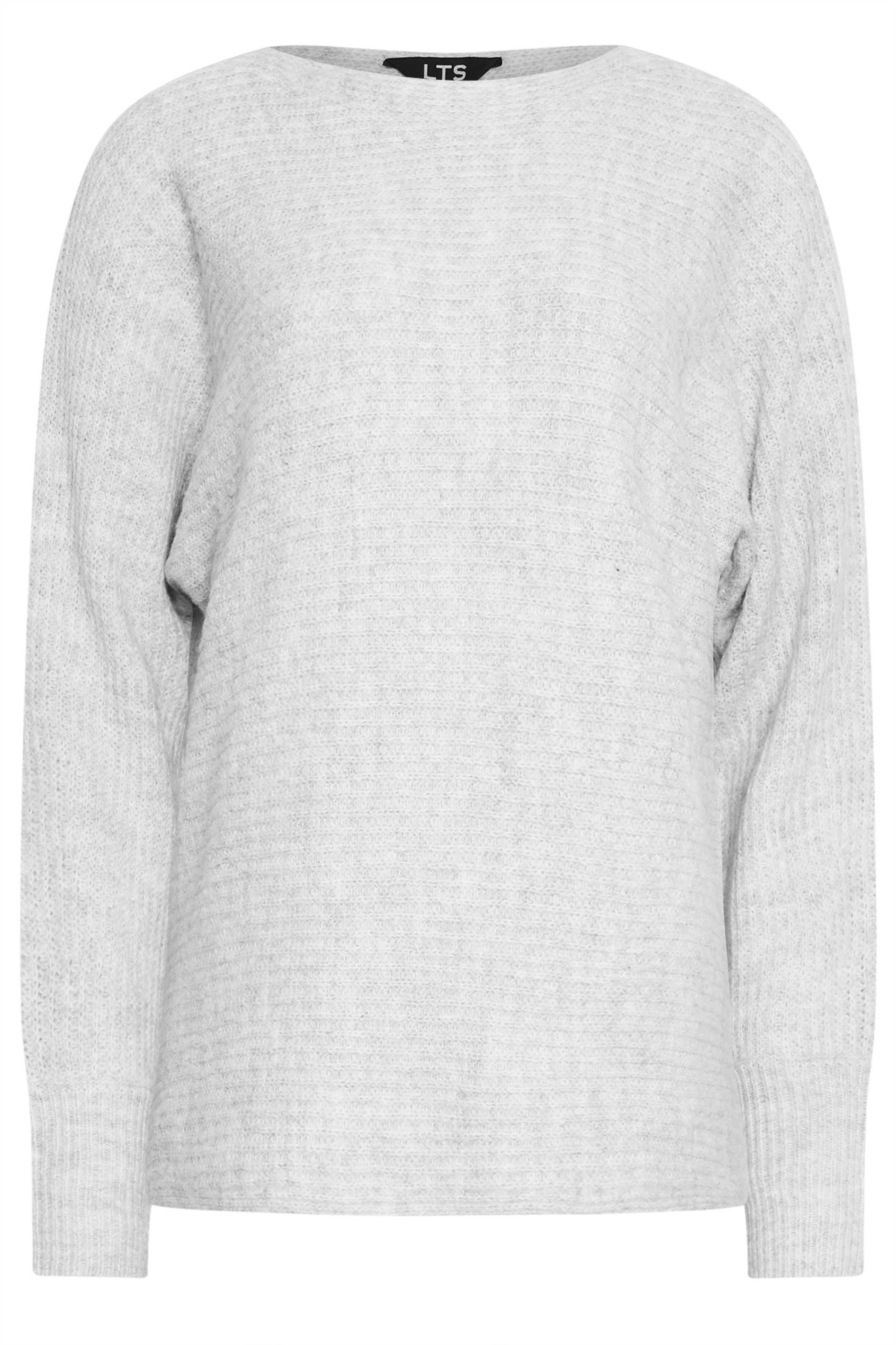 Acrylic Long Sleeve Round Neck Ladies Sweater for Women - Grey