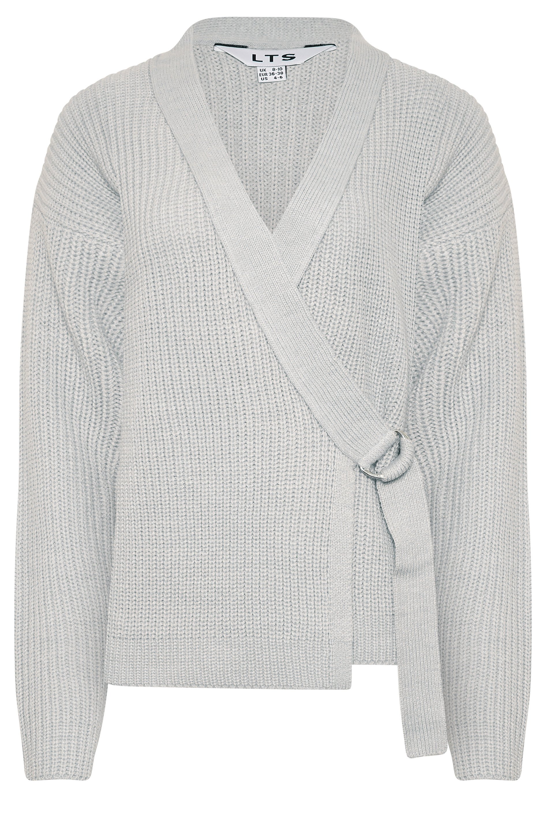 LTS Tall Womens Grey Ballet Knitted Cardigan | Long Tall Sally 6