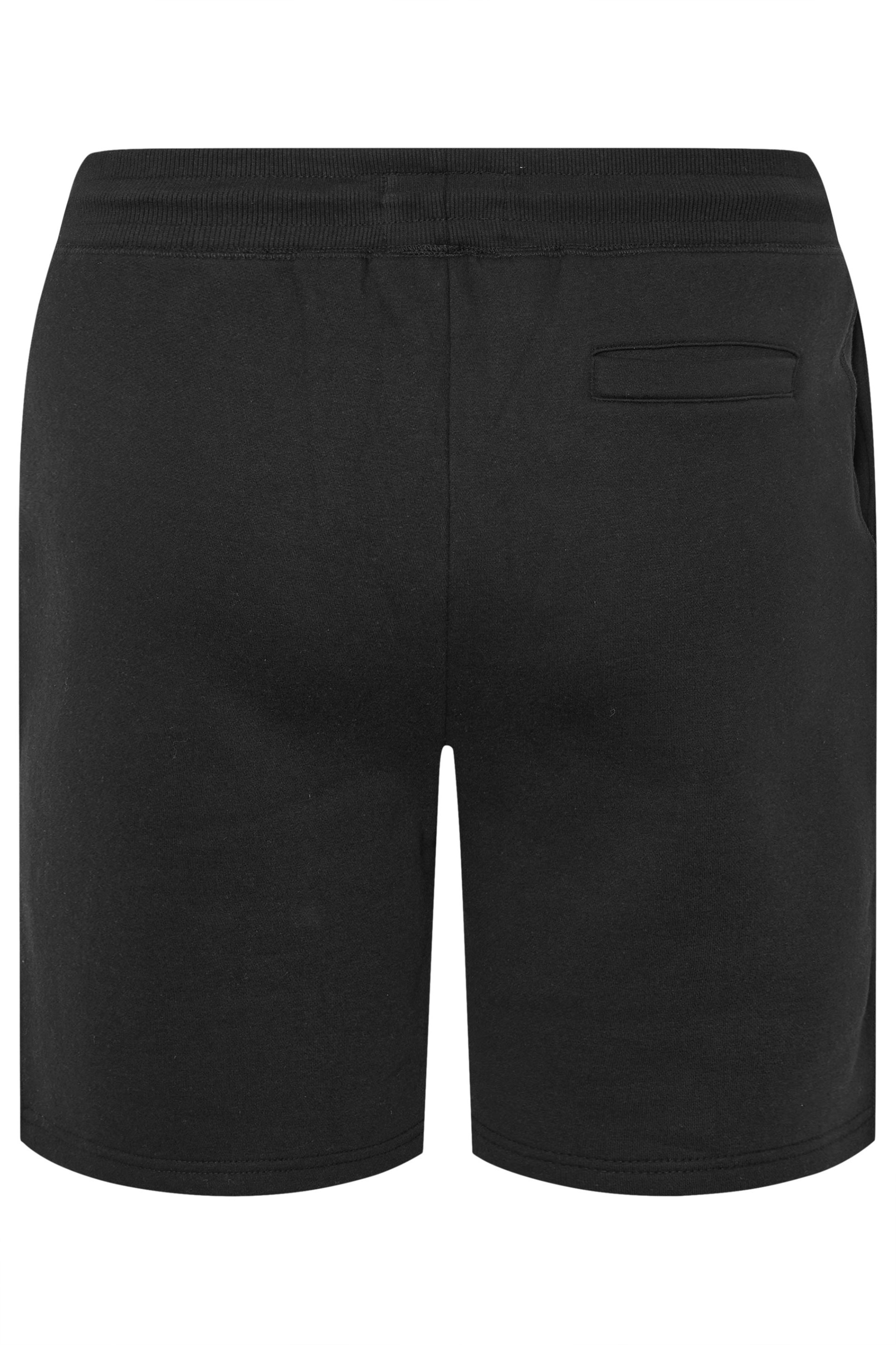 BadRhino Big & Tall Black Jogger Shorts | BadRhino 6