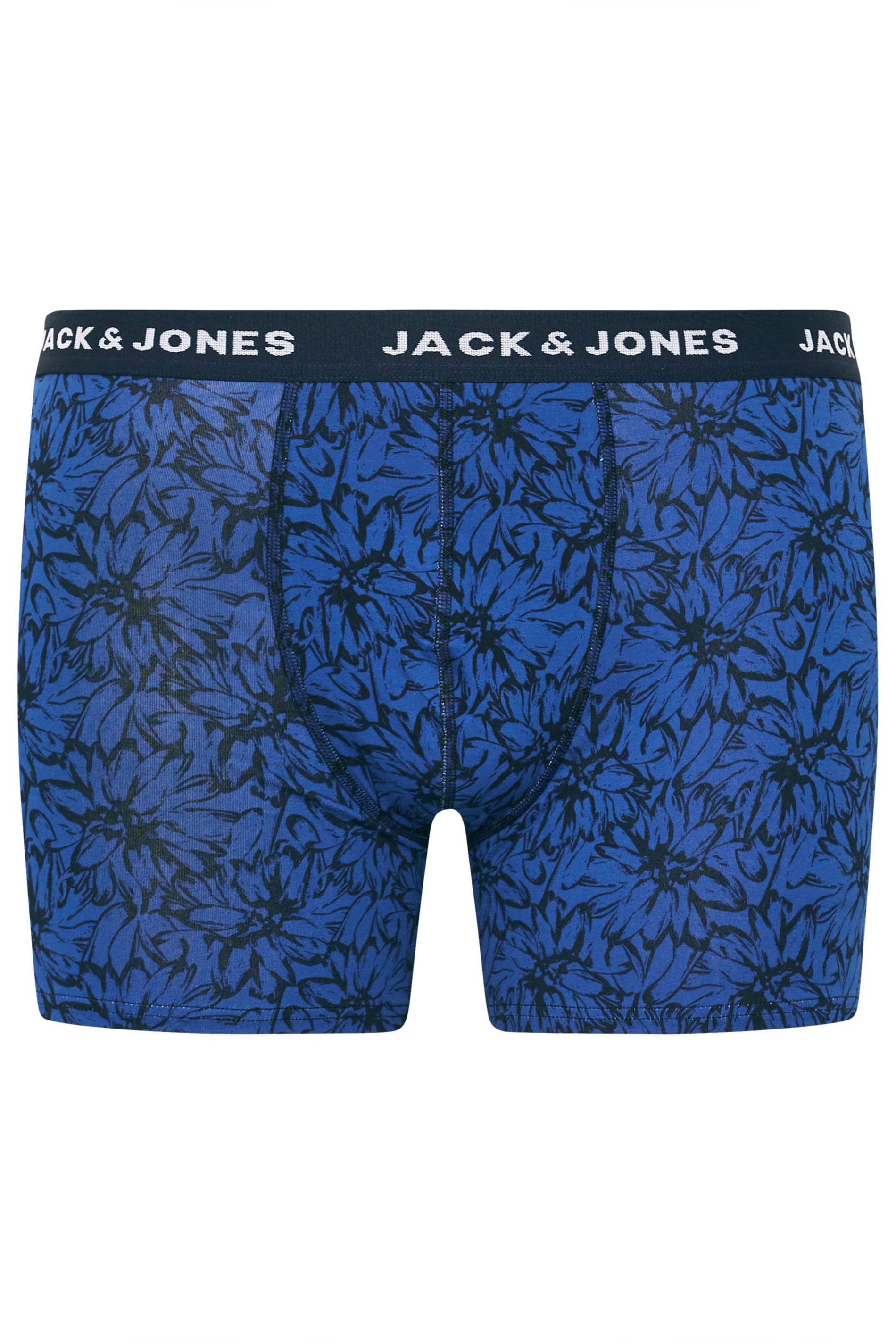 JACK & JONES 7 PACK Navy Blue & Black Boxers | BadRhino 8