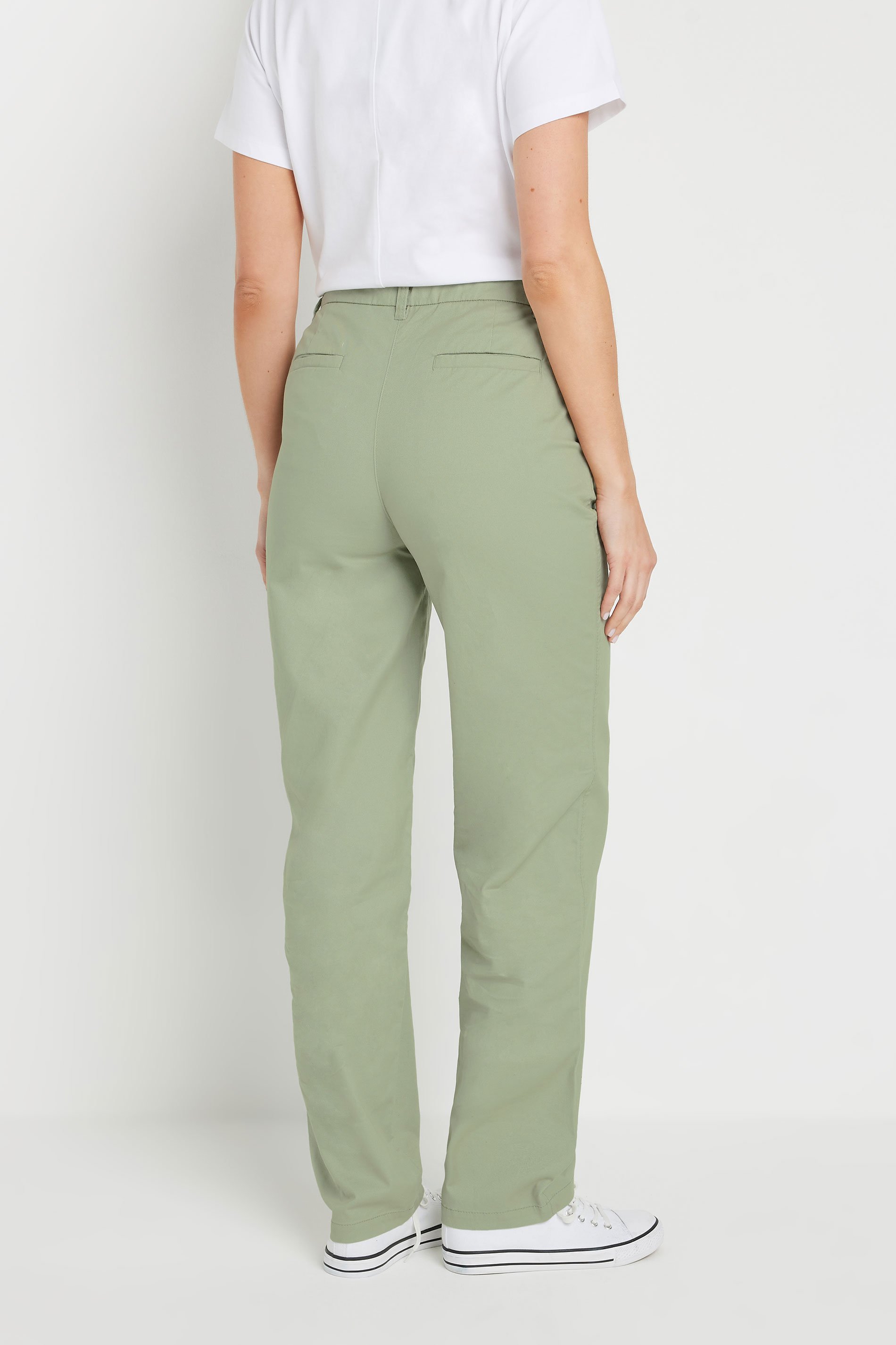LTS Tall Sage Green Cotton Chino Jeans | Long Tall Sally 3