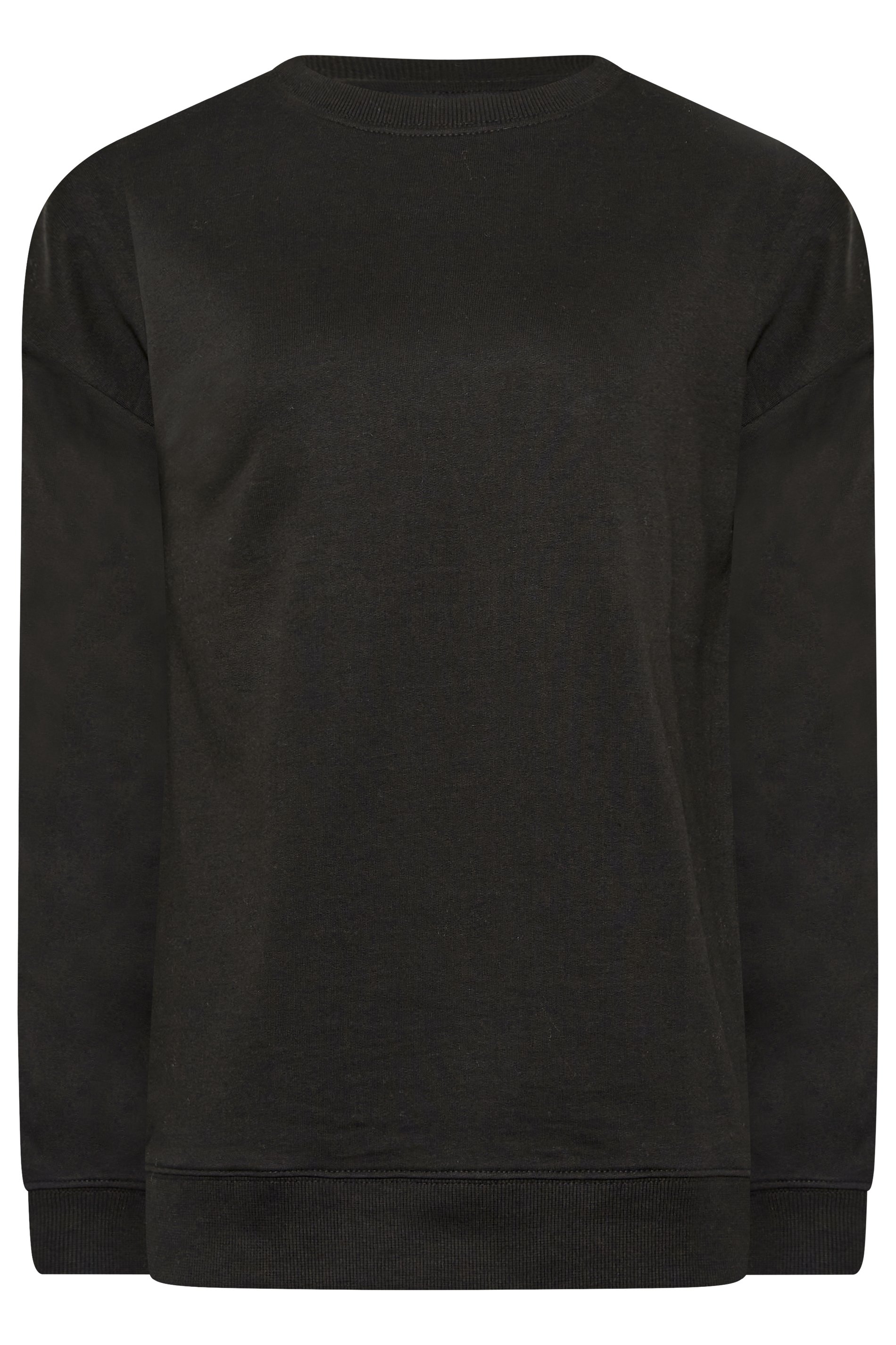 LTS Tall Black Long Sleeve Sweatshirt | Long Tall Sally  6