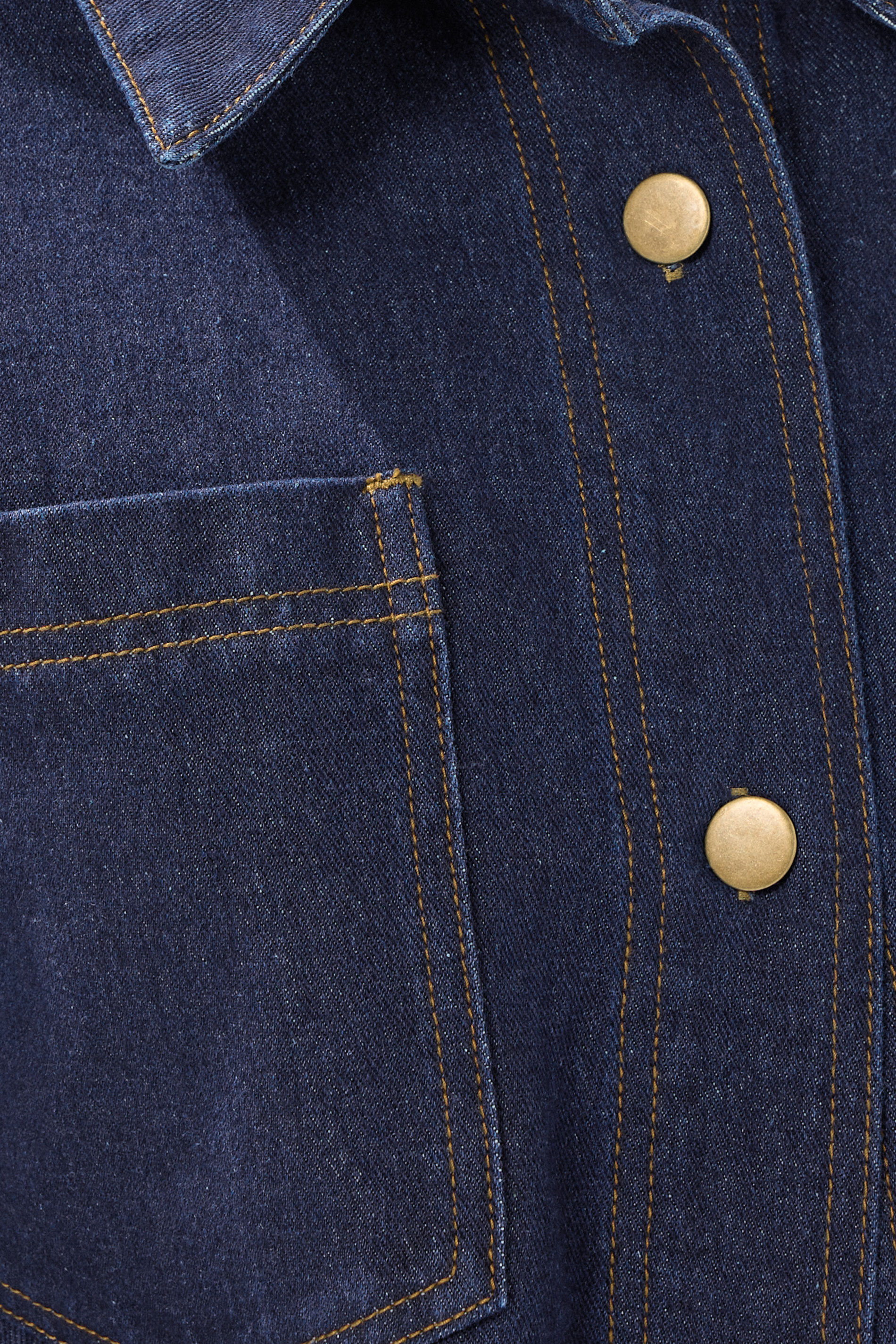 LTS Tall Blue Indigo Denim Shacket | Long Tall Sally 6