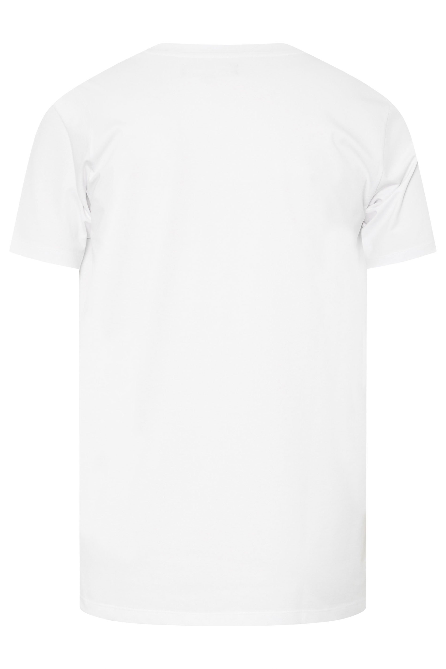 BadRhino Big & Tall White Soft Touch Relaxed Fit T-Shirt | BadRhino 8