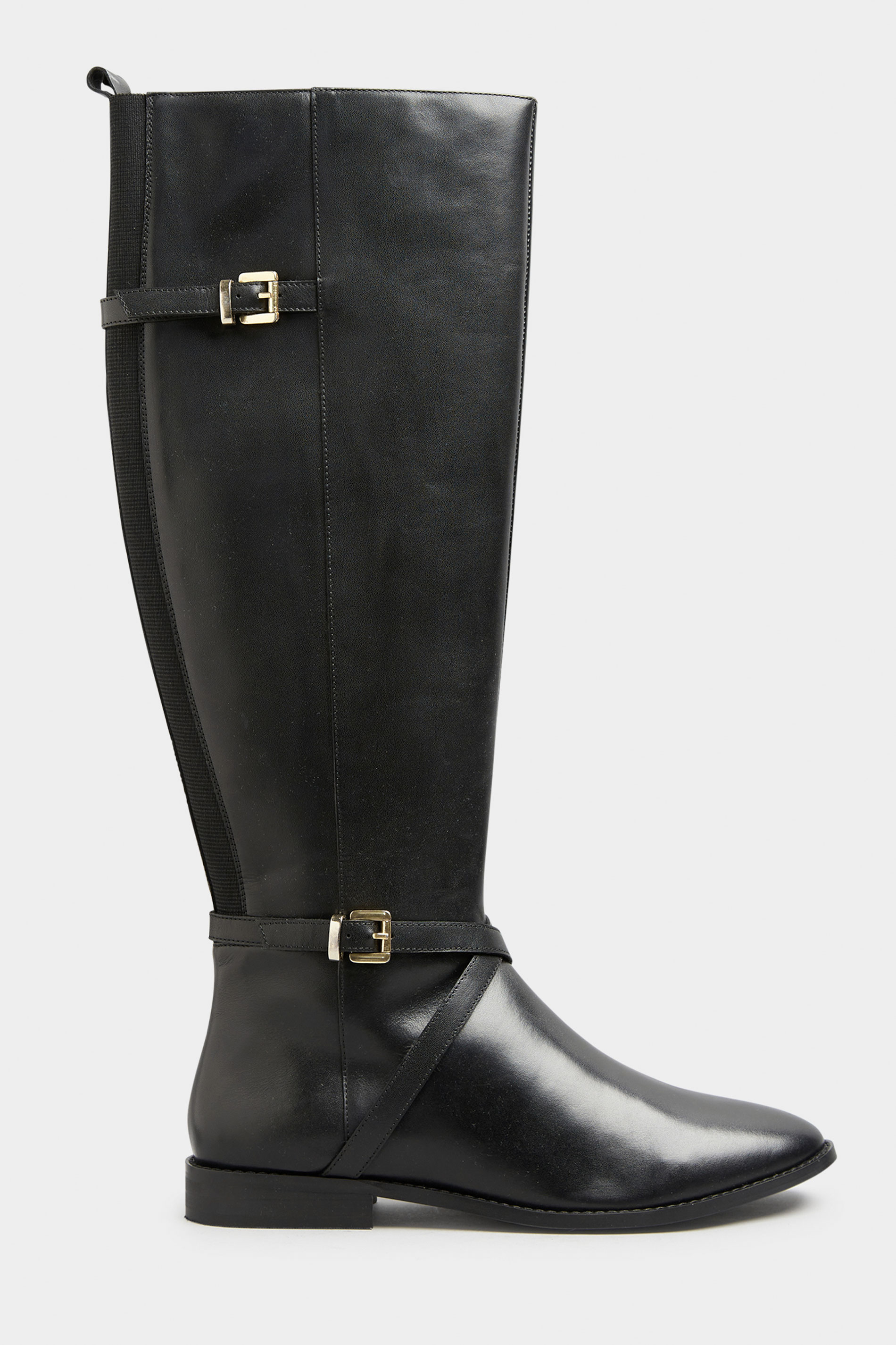 LTS Black Leather Riding Boots | Long Tall Sally 2