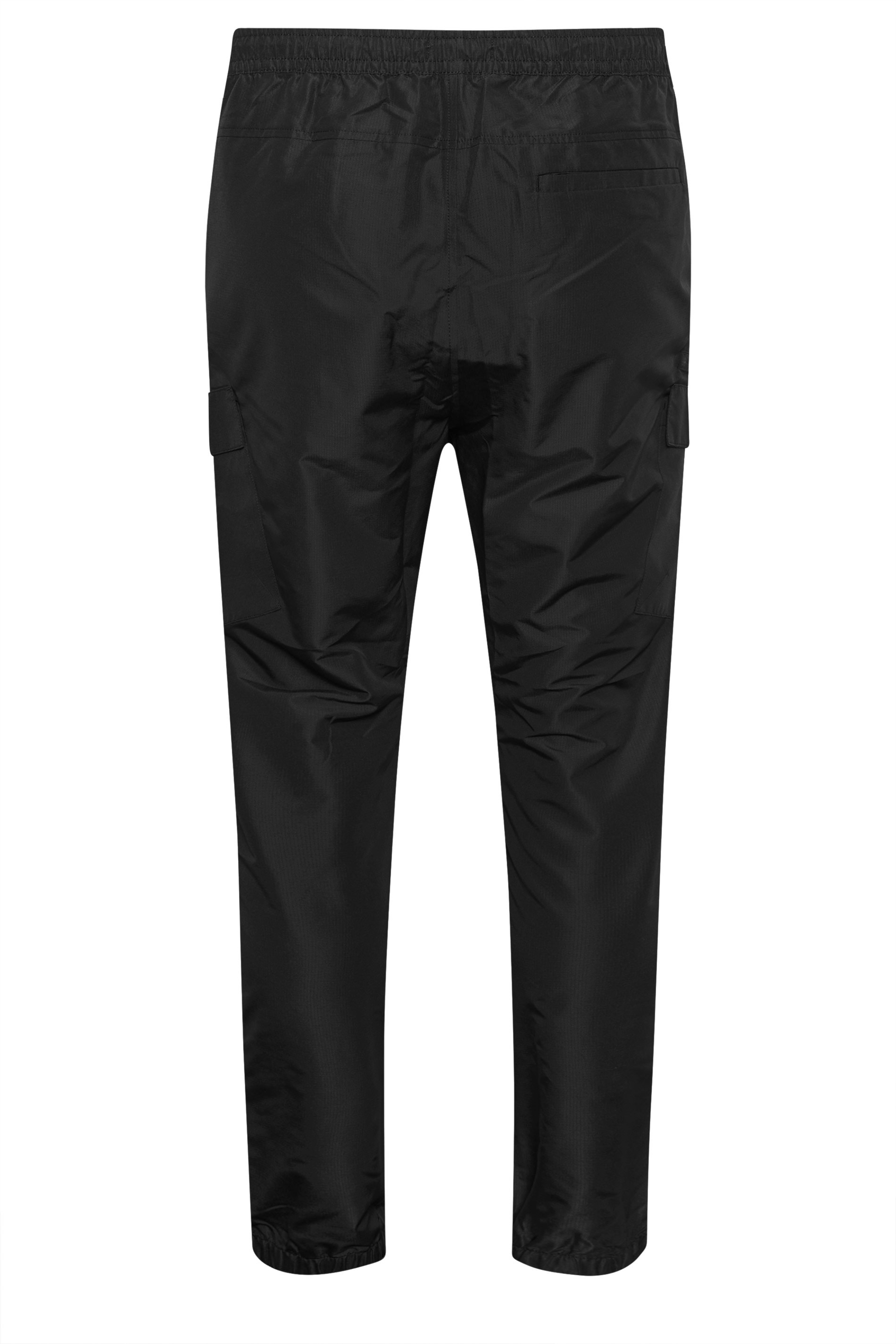 BadRhino Big & Tall Black Tech Cargo Trousers | BadRhino 4
