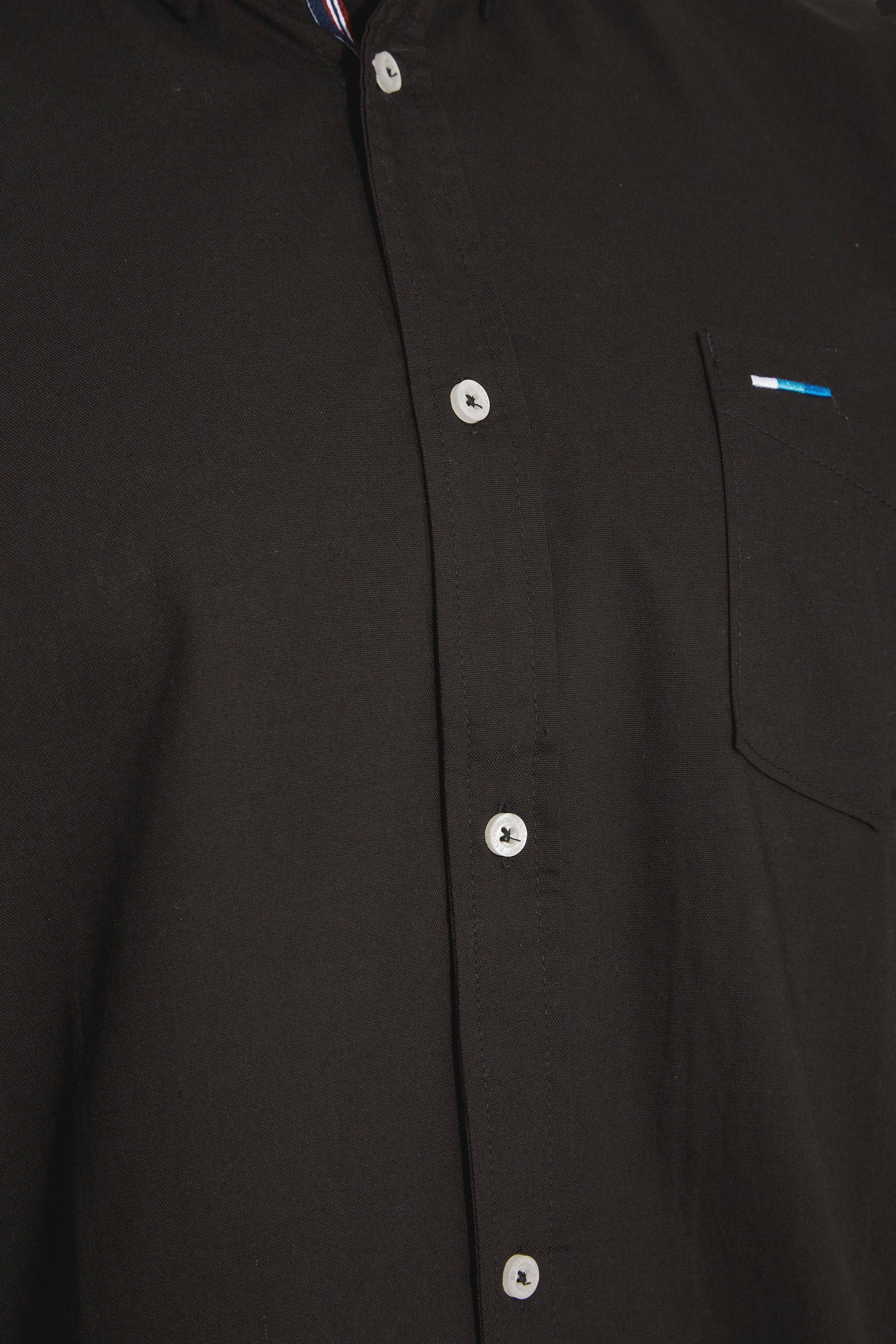 BadRhino Big & Tall Black 2 PACK Short Sleeve Oxford Shirts | BadRhino 5