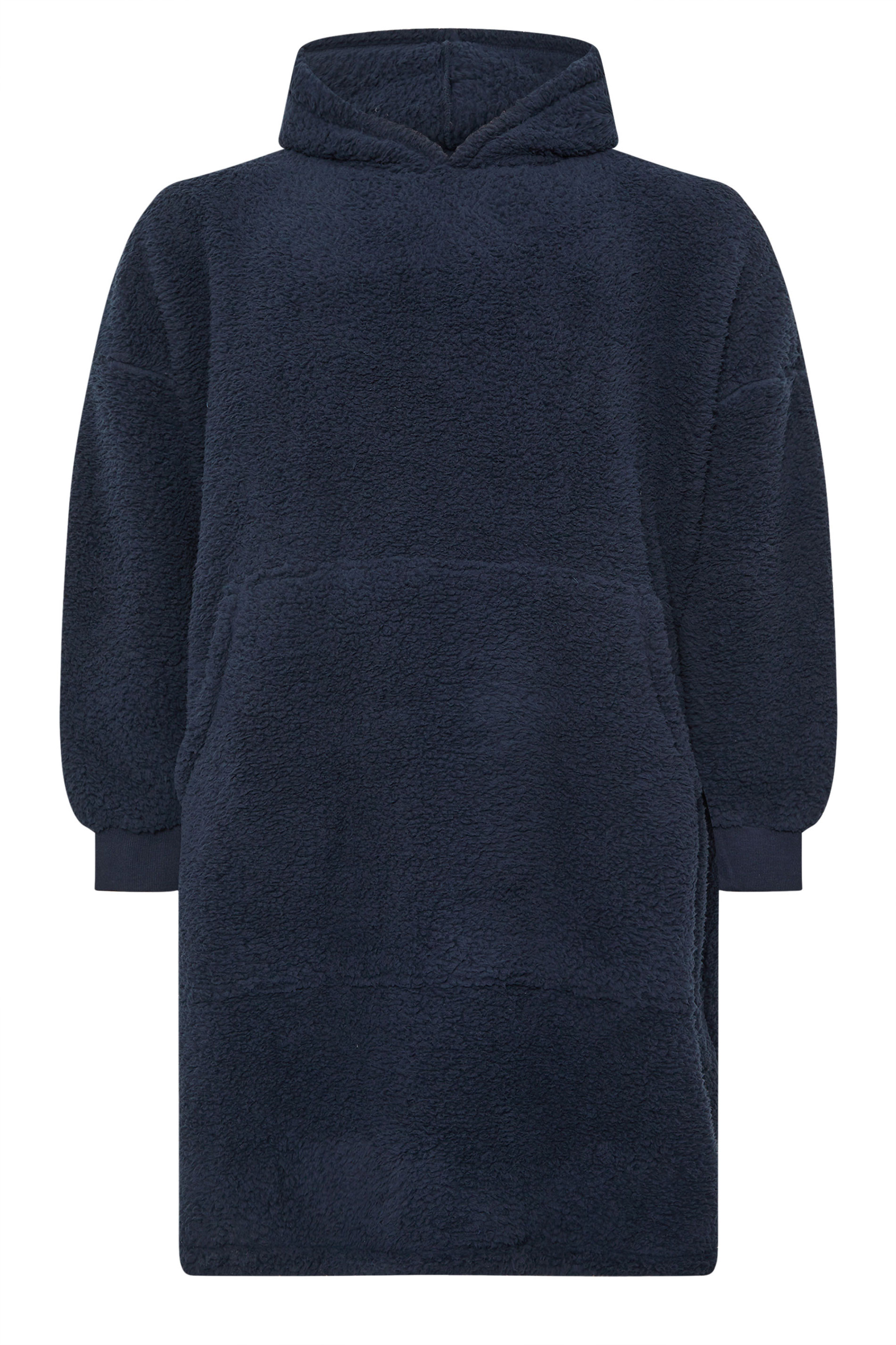 BadRhino Big & Tall Navy Blue Super Soft Blanket Hoodie | BadRhino 6