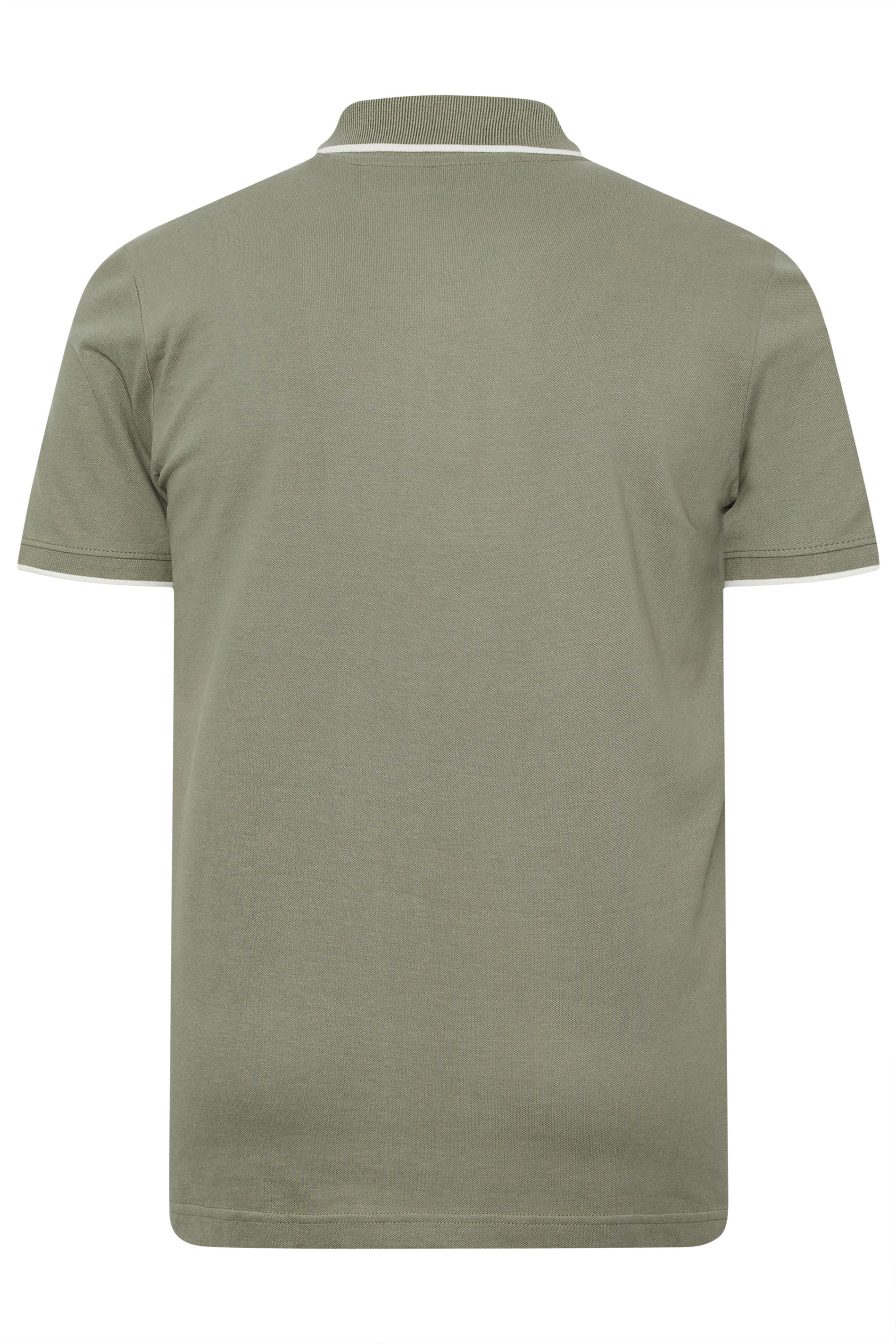 BadRhino Big & Tall 3 PACK Blue/Green/Brown Tipped Polo Shirt | BadRhino 10