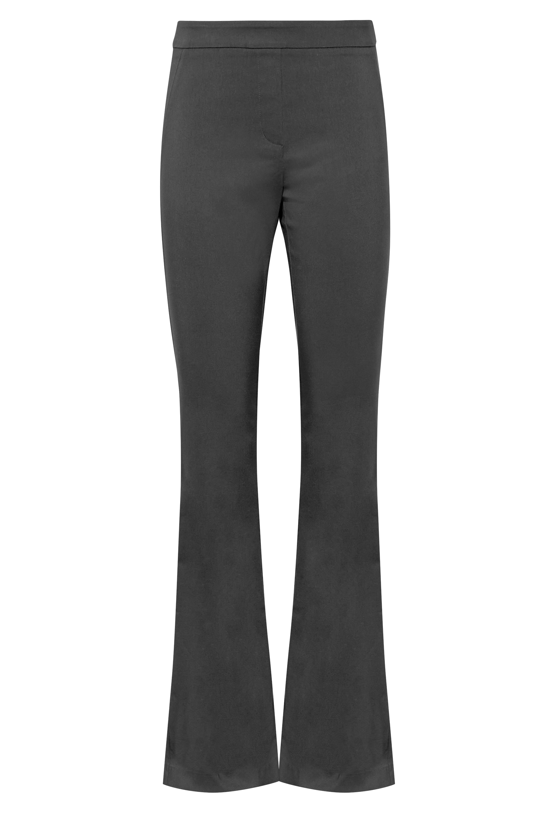 Buy PATRORNA Womens Straight Fit Bootcut Trousers (POL8A20_White_XS) at  Amazon.in
