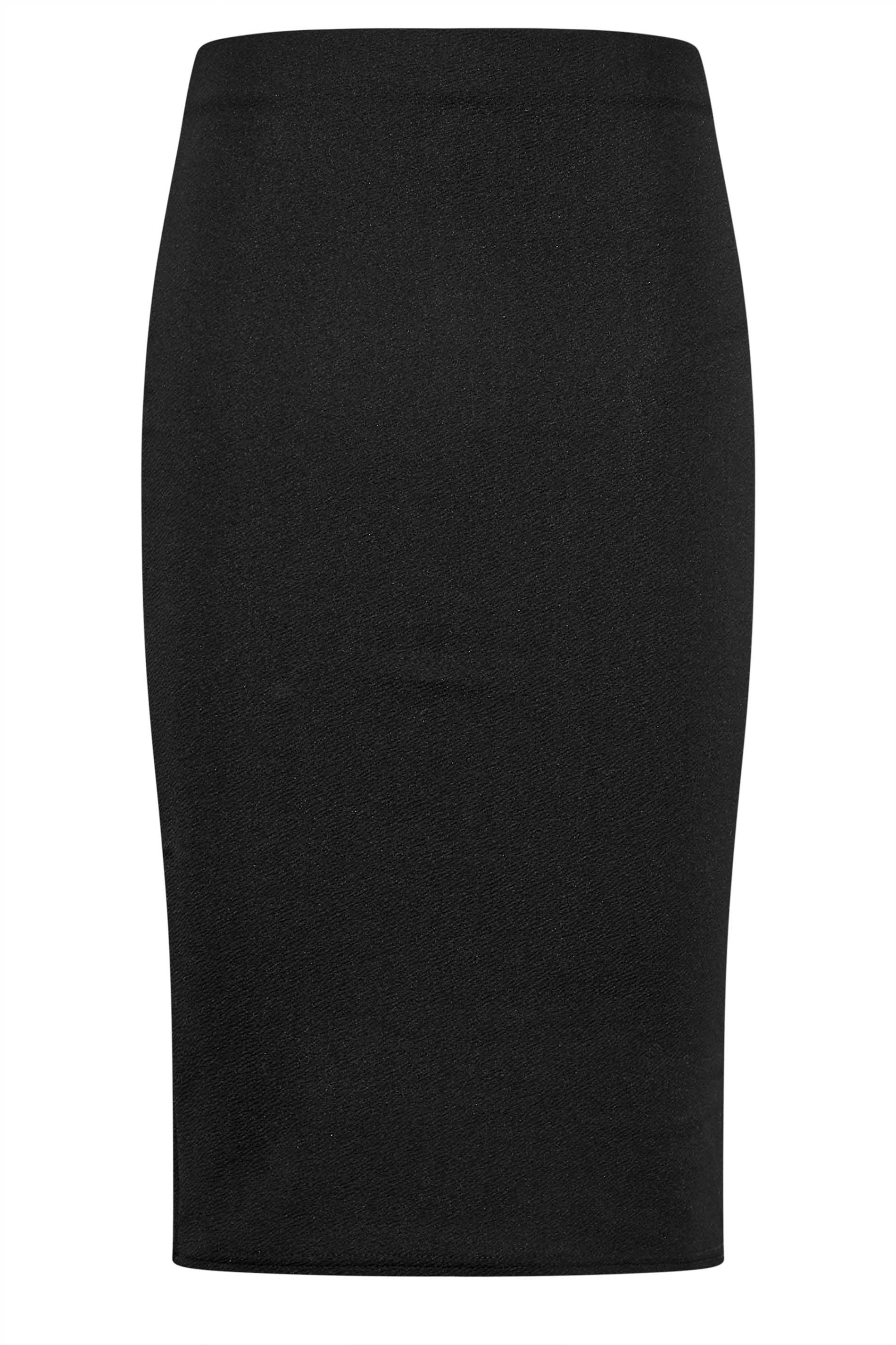 LTS Tall Black Midi Pencil Skirt | Long Tall Sally