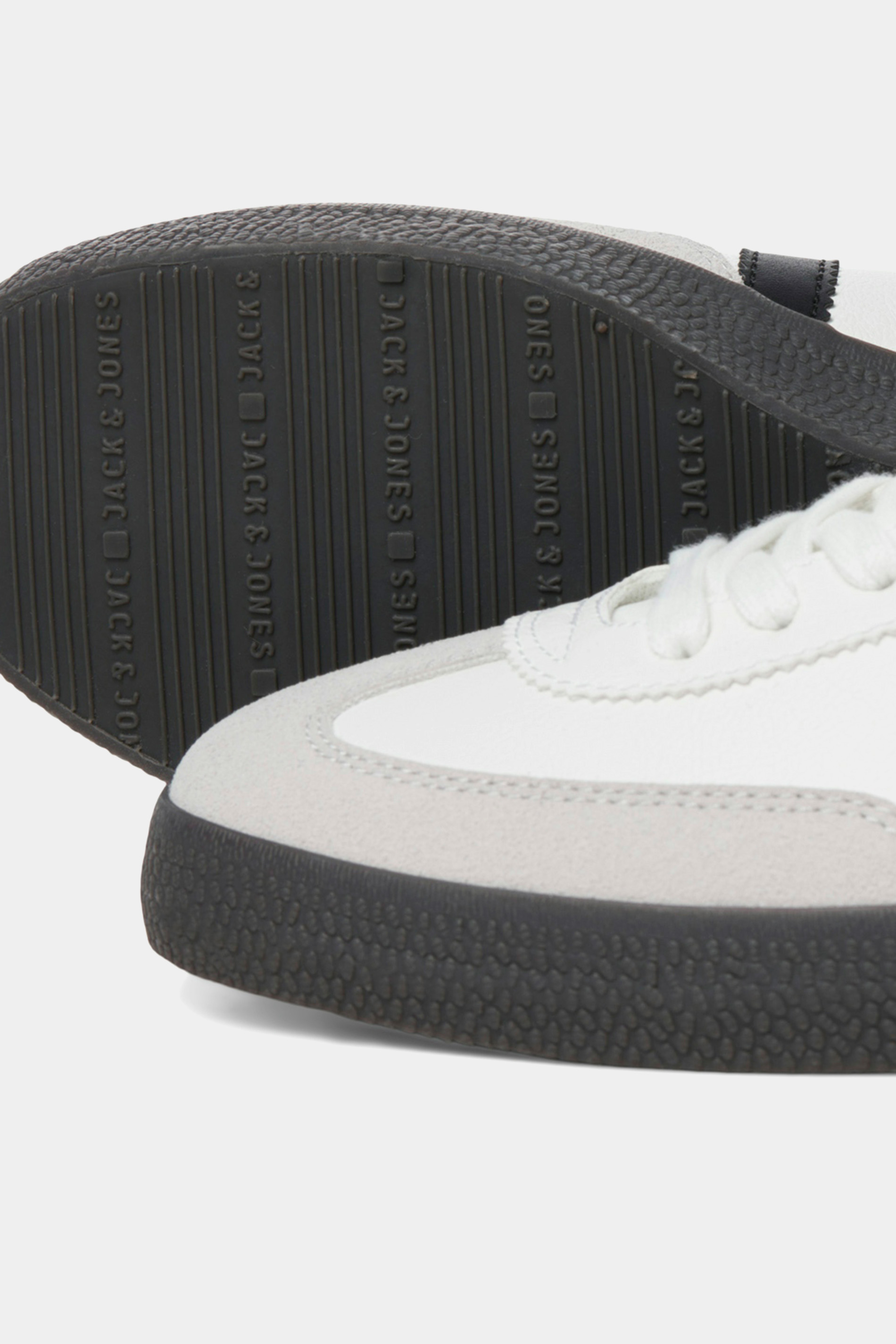 JACK & JONES Bright White PU Trainers | BadRhino 5