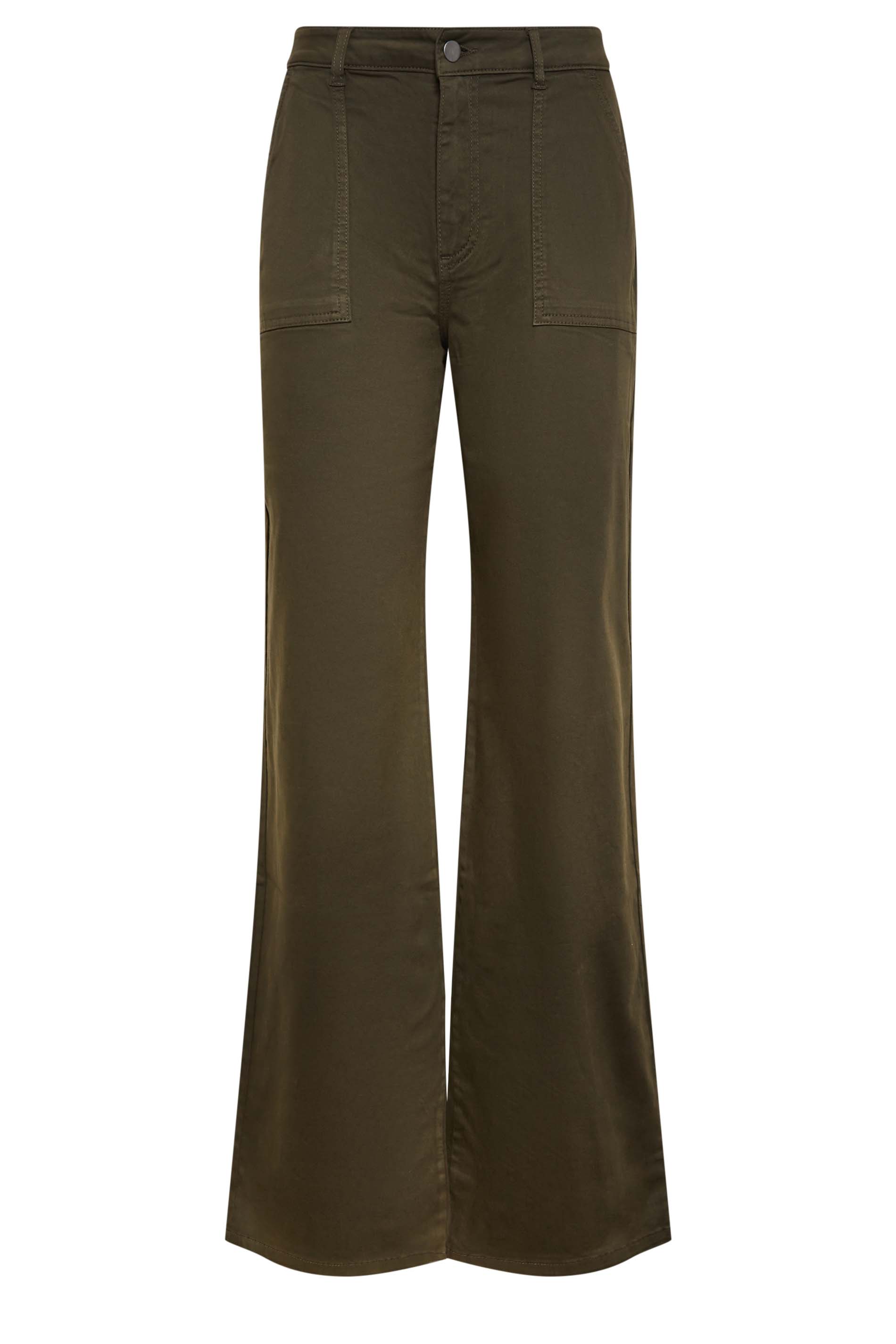 LTS Tall Women's Green Wide Leg Trousers | Long Tall Sally 6