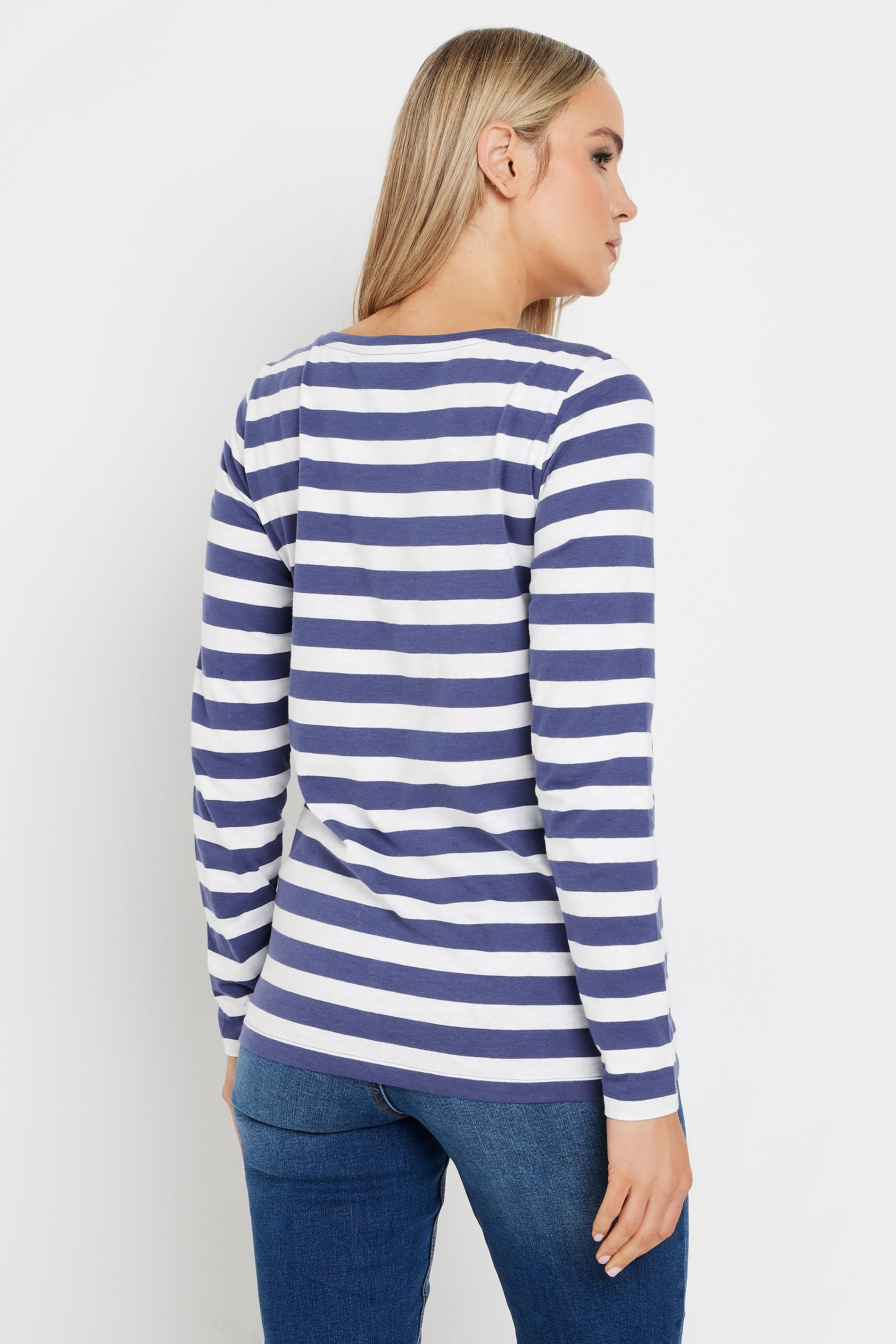 LTS Tall 2 PACK Blue & Coral Pink Long Sleeve T-Shirts | Long Tall Sally 5