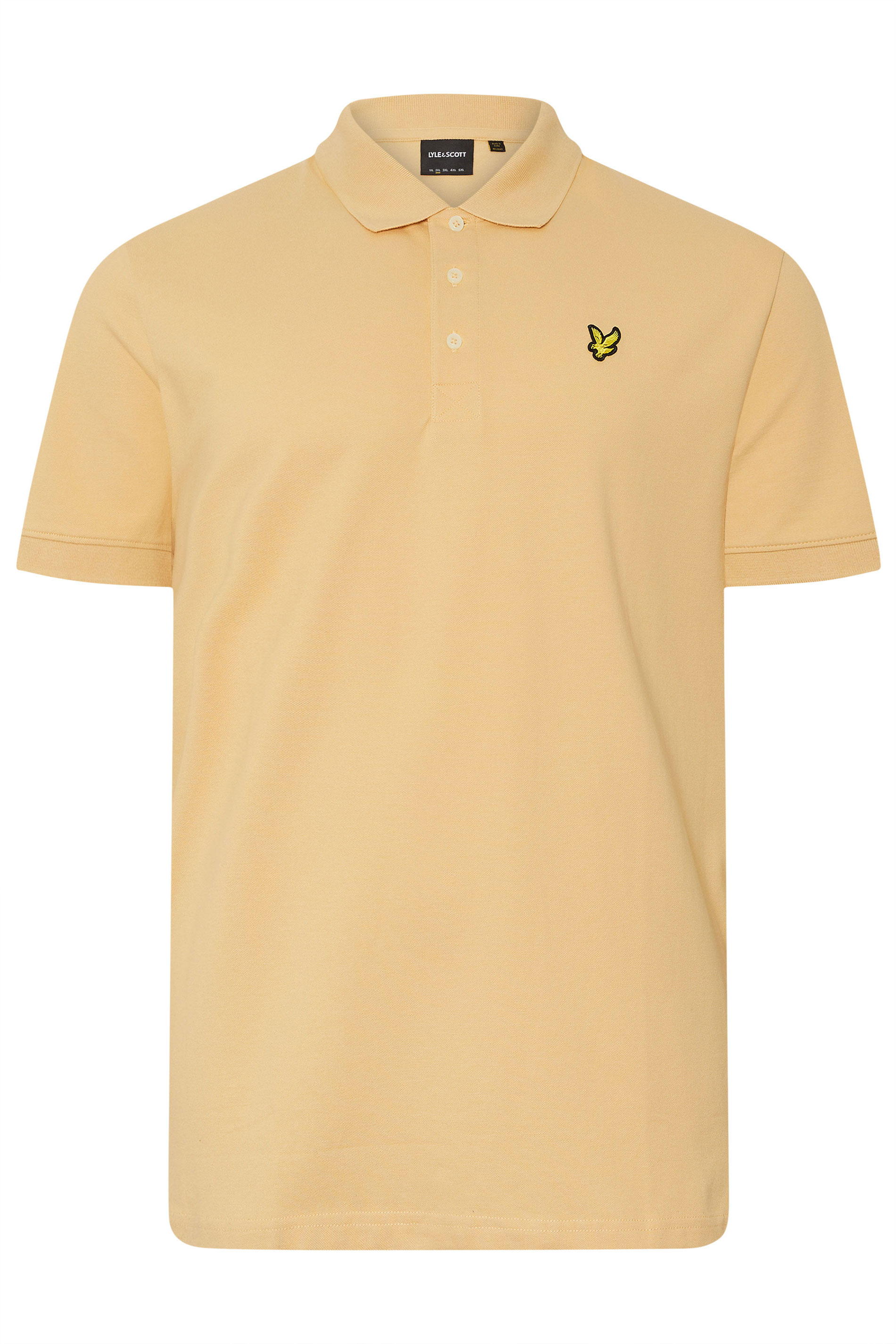 LYLE & SCOTT Big & Tall Sherbet Orange Core Polo Shirt | BadRhino 3