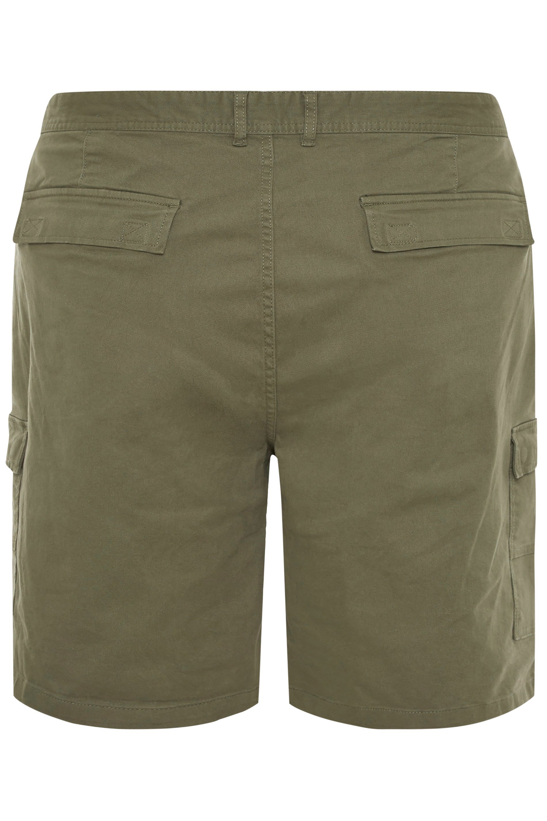 BadRhino Khaki Green Stretch Cargo Shorts | BadRhino 7